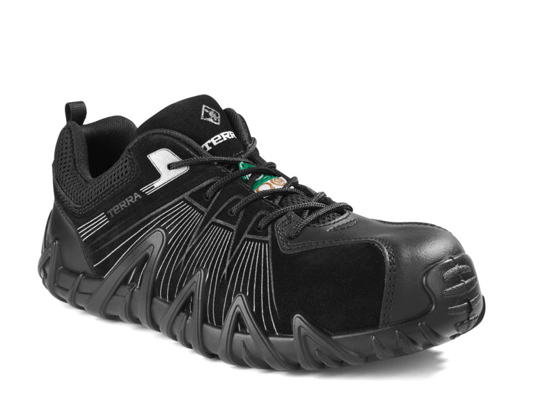 Terra Spider X Unisex Lightweight Composite Toe Work Shoes - Slip Resistant Safety Footwear for Construction & Industrial Work (Silver, TR0A4NPYA18) - Perfect for Warehouse, Factory & Outdoor Jobs