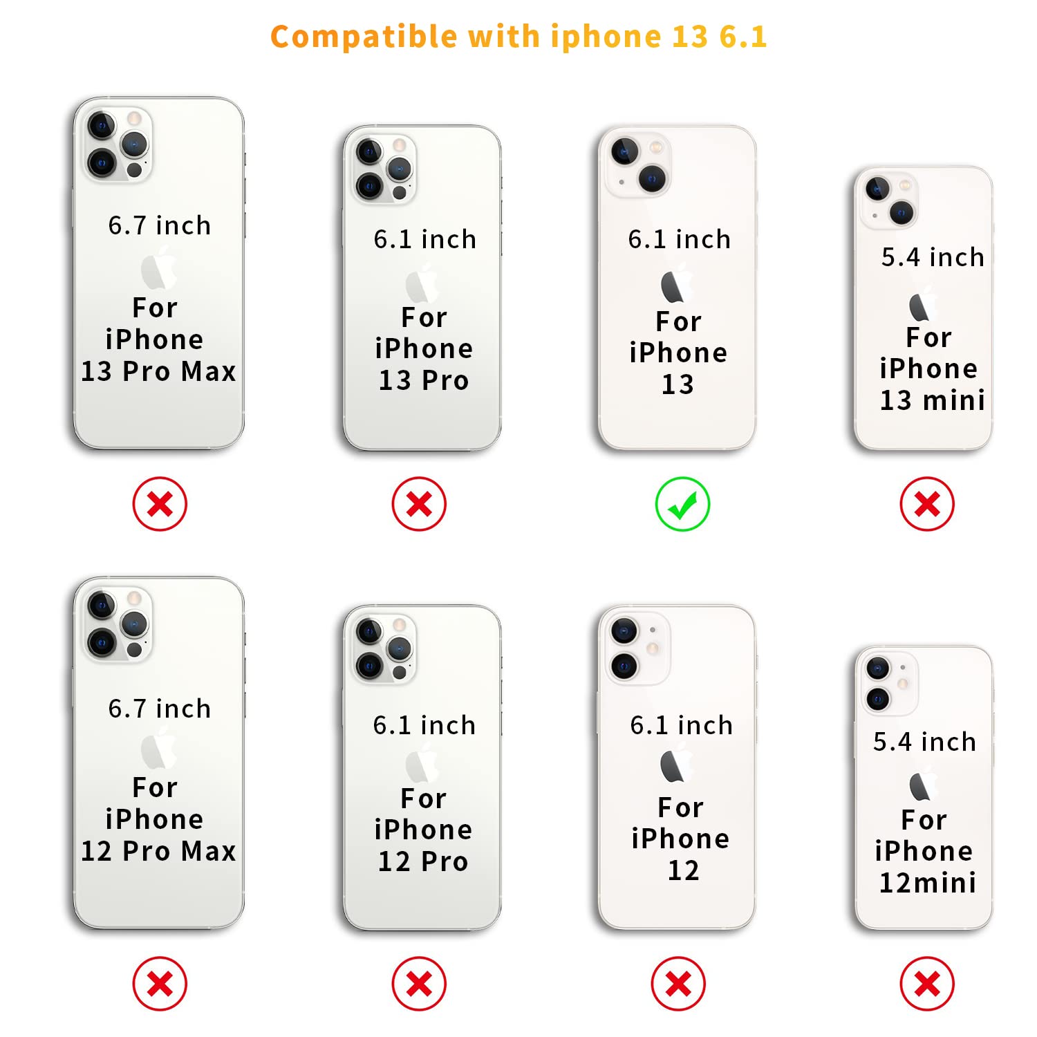 YESPURE Clear iPhone 13 Case with Adjustable Neck Strap - Slim Soft TPU Anti-Yellowing Shockproof Phone Cover with Crossbody Shoulder Lanyard (Gray) - Perfect for Outdoor Activities, Travel & Daily Protection