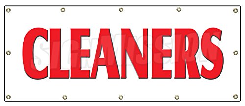 48x120 Inch Laundry & Dry Cleaning Business Banner Sign - Custom Cleaners Sign for Shirts, Pressed Drapes & Professional Services | Perfect for Storefronts, Windows & Commercial Use