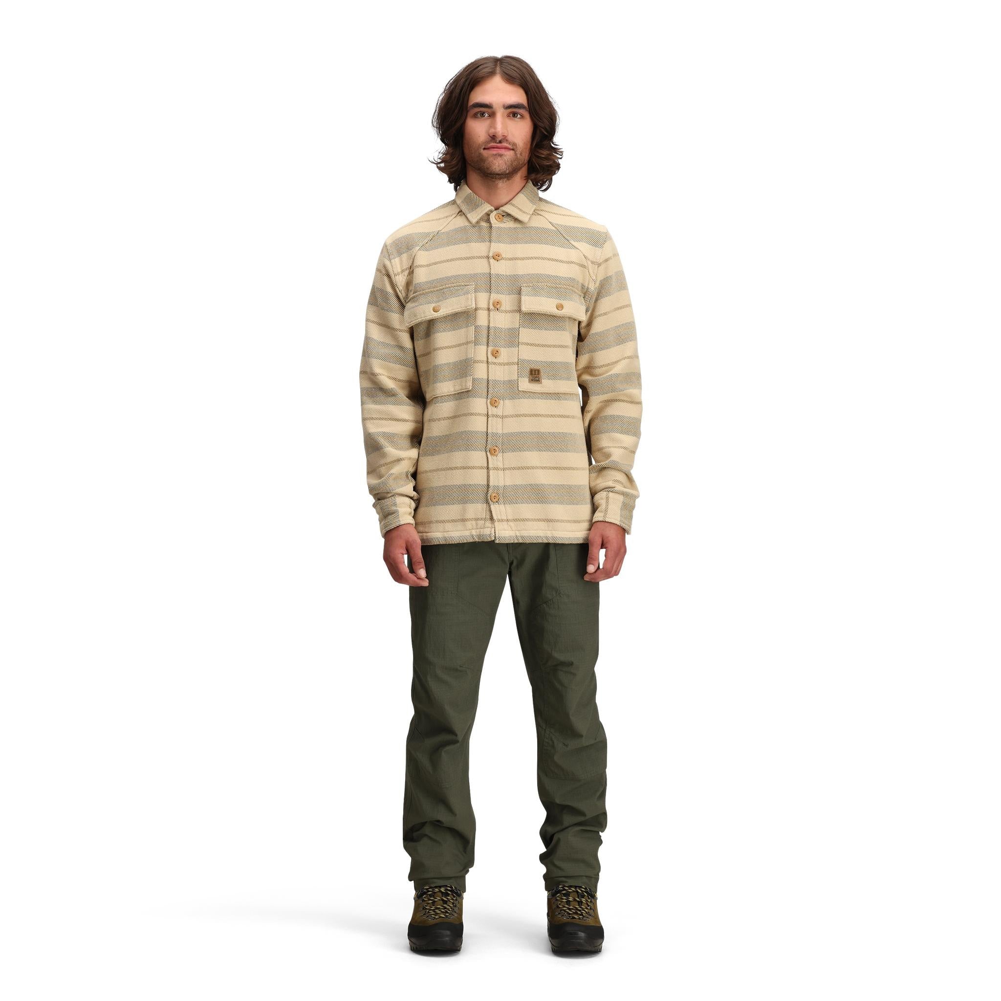 Men's Mountain Shirt Jacket - Waterproof Hiking & Outdoor Adventure Wear for Camping & Travel