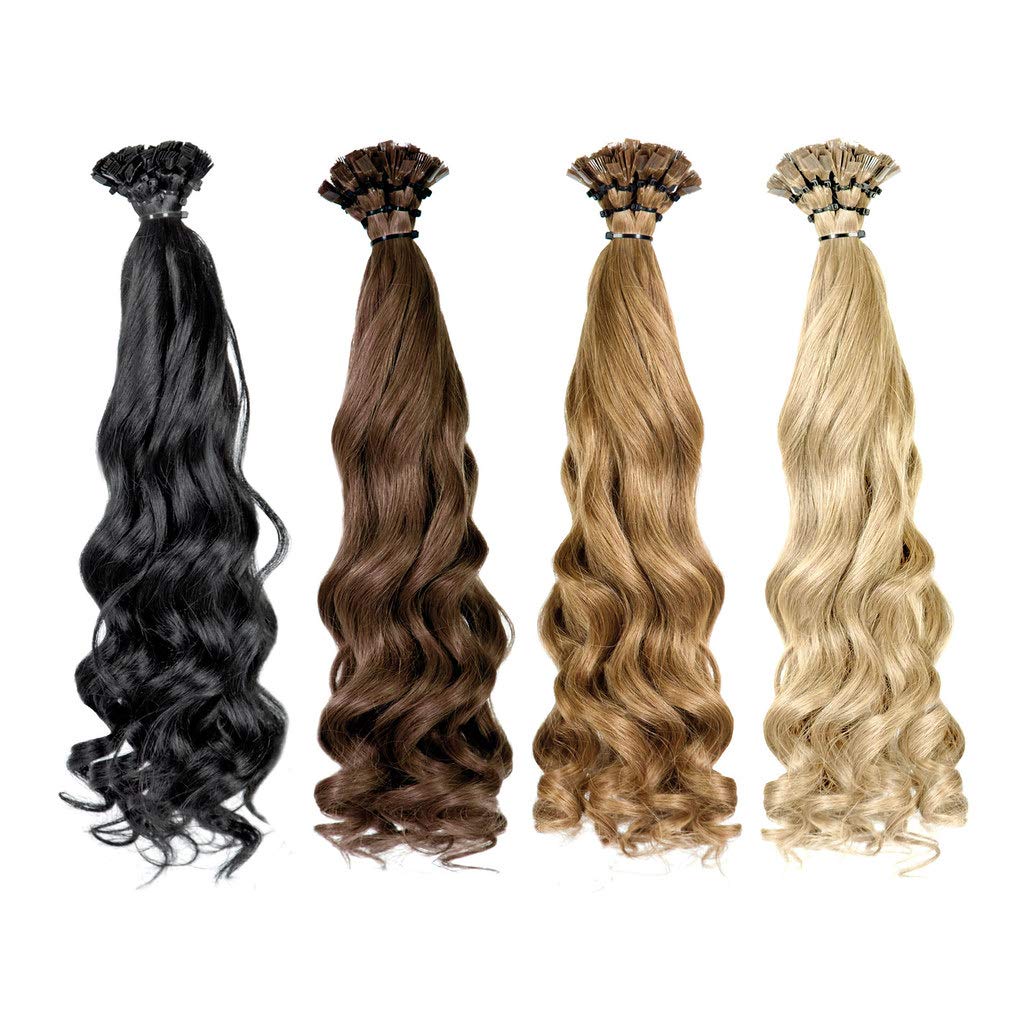 RemeeHi Beauty 26 Inch Long Curly Human Hair Extensions - 100g U-Tip Clip-in Hair Extensions for Women (27# Strawberry Blonde) | Perfect for Parties, Weddings & Daily Styling