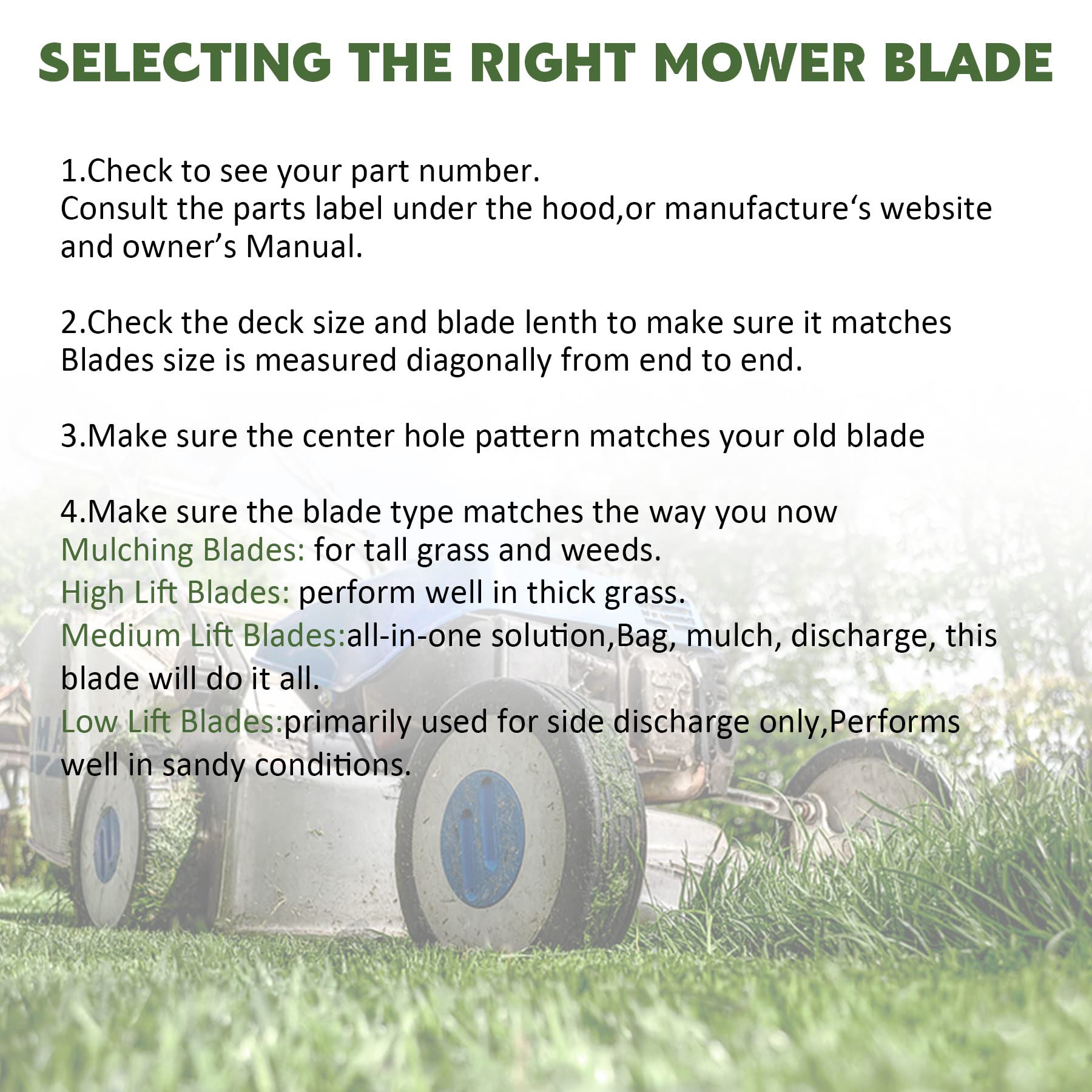 MTD 42-Inch Deck Mulching Blades - Compatible with Cub Cadet RZT 54, Toro 112-0315 (2 Pack) - Replacement Blades 942-0616A & 742-0616A - Perfect for Lawn Maintenance & Grass Recycling