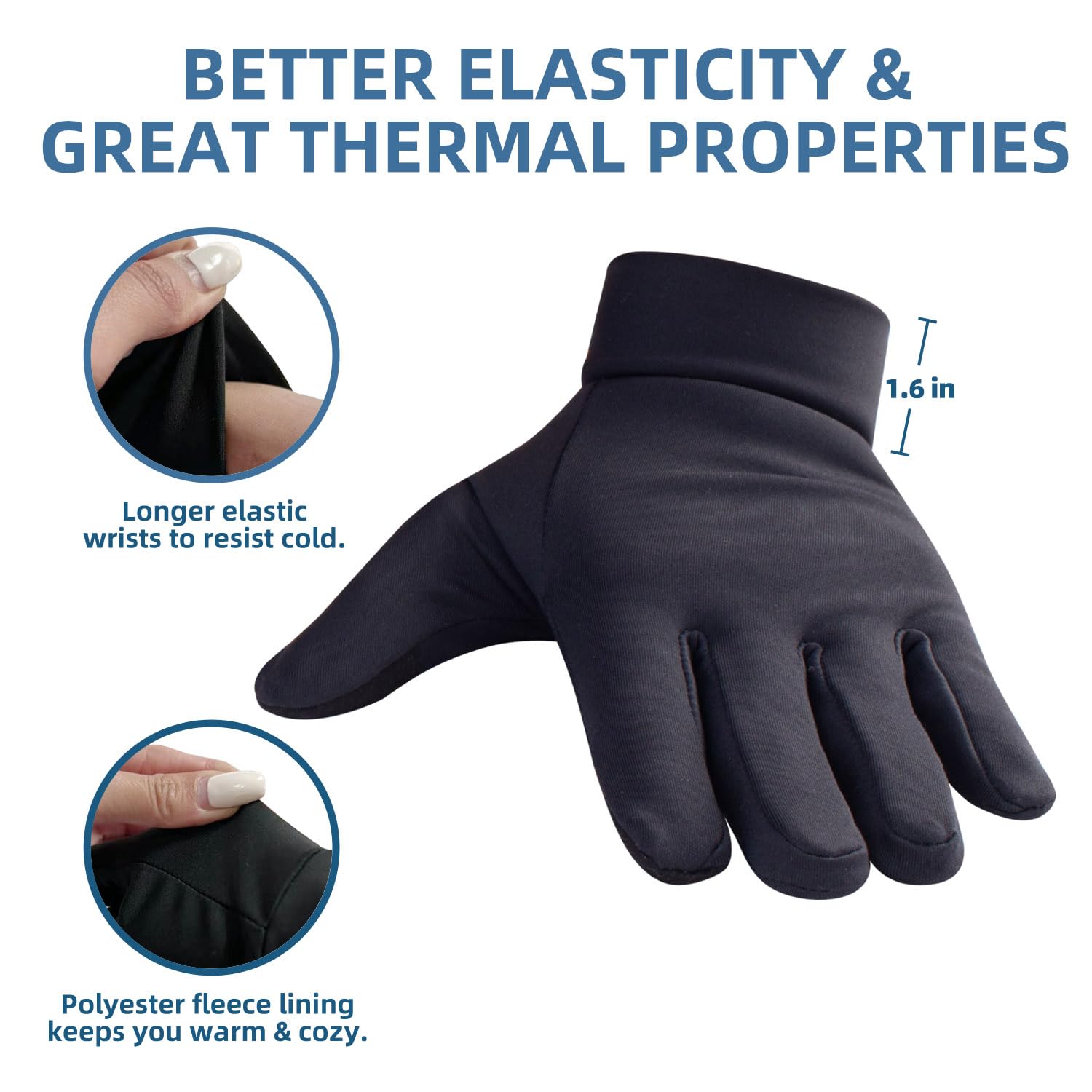 Women's Figure Skating Gloves - Padded Ice Skating Gloves for Practice & Performance | Warm Protective Gloves for Skating Training, Competitions & Winter Sports