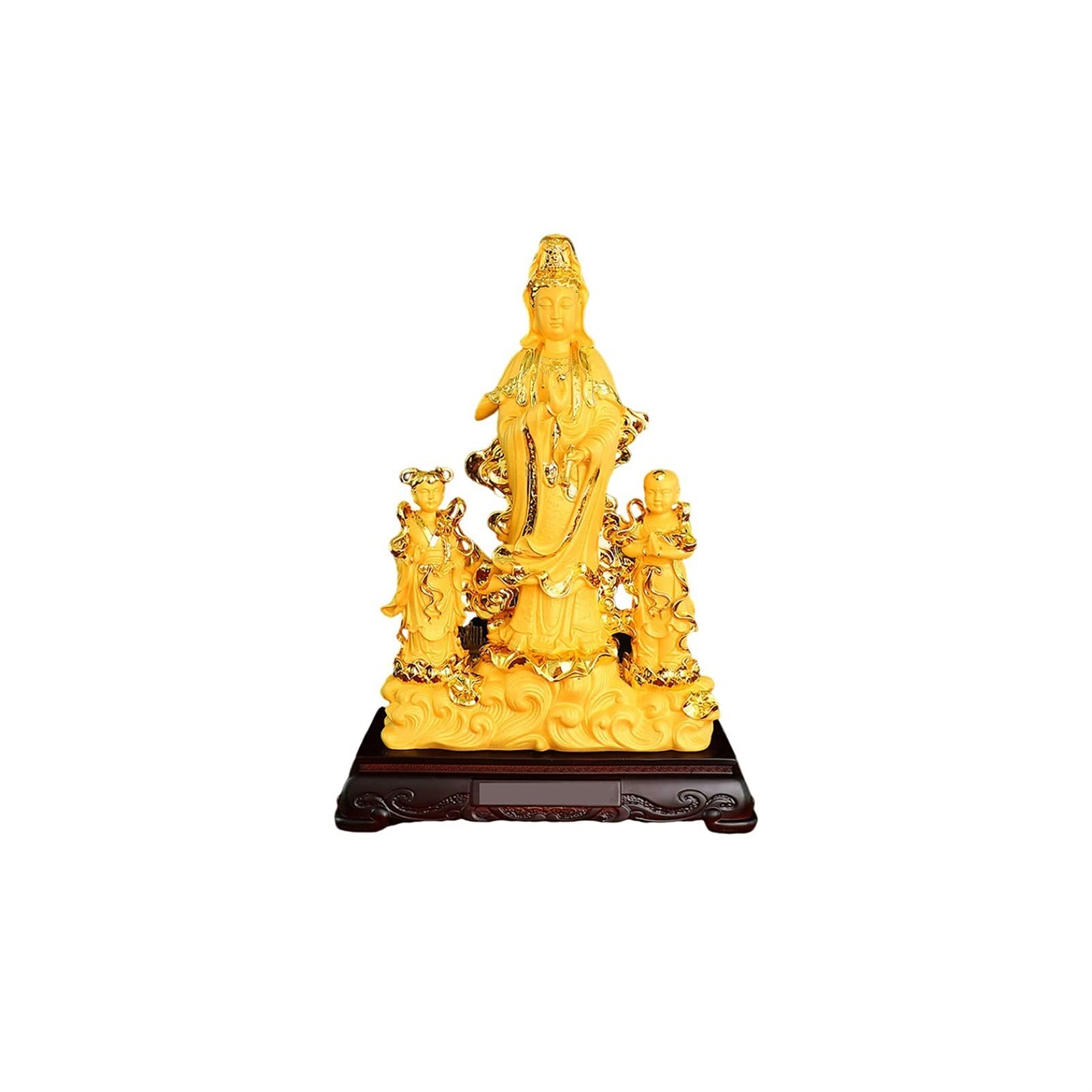 Meditating Buddha Statue - Handcrafted Resin Zen Sculpture for Home, Garden & Patio Decor | Indoor & Outdoor Buddhist Figurine | Perfect for Meditation Spaces, Yoga Rooms & Asian-Themed Landscaping