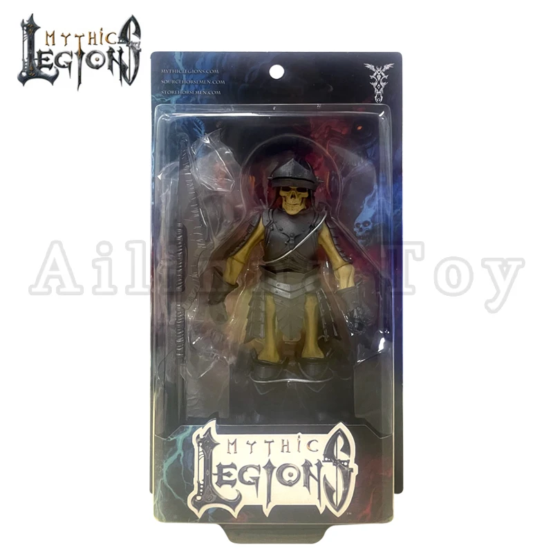 Four Horsemen Studio Mythic Legions 1/12 Scale 6-Inch Deluxe Skeleton Action Figure - Legion Builders Series 1 - Perfect for Collectors, Display, and Fantasy Role-Playing Games