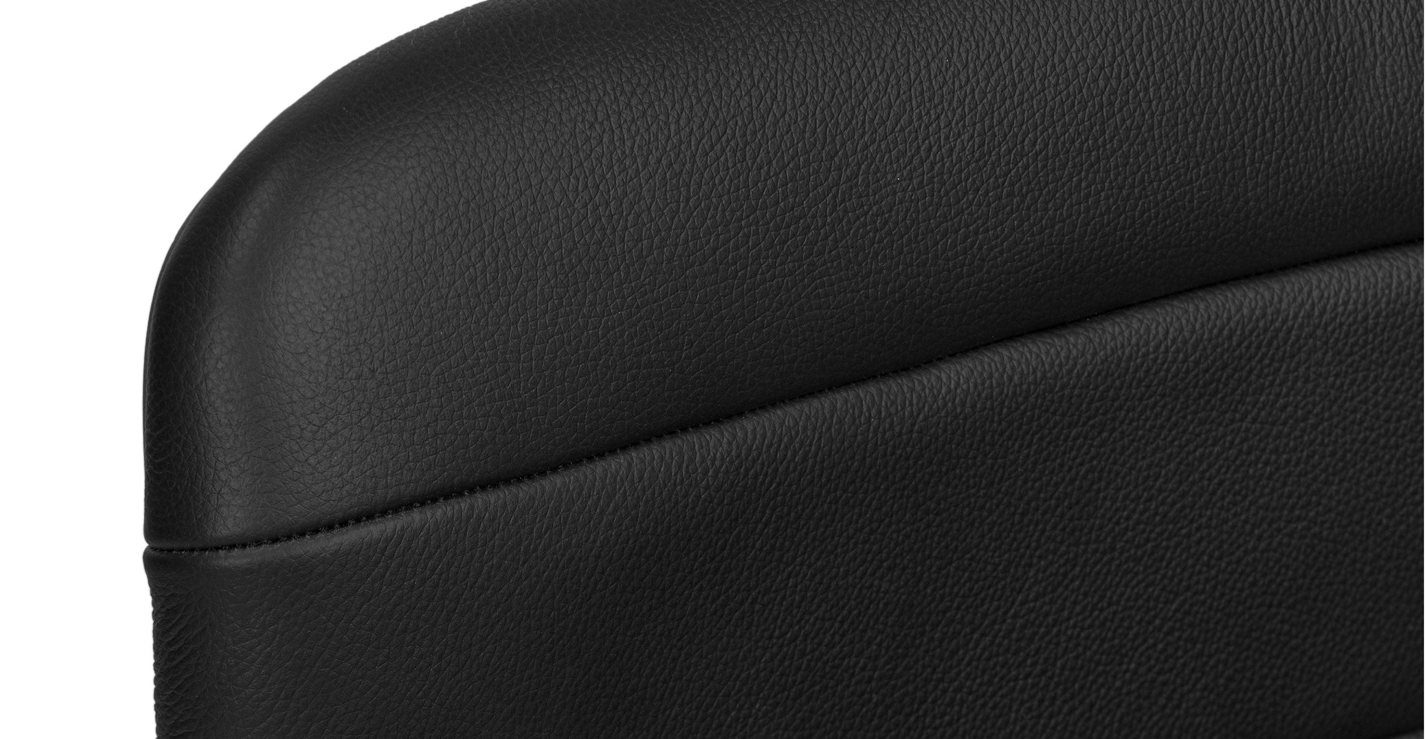 Bassano Genuine Leather Swivel Bar Stool - Adjustable Height Counter Stool for Kitchen Island, Dining Room & Home Bar - Modern & Comfortable Seating