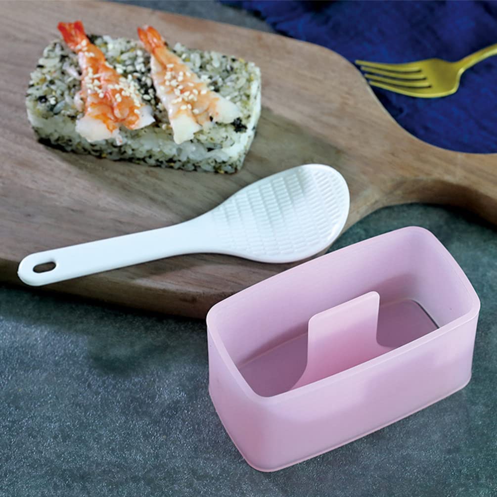 Mipcase 2-Piece Japanese Sushi Rice Ball Mold Kit - DIY Sushi Maker, Onigiri Mold, Sushi Roller & Rice Forming Tools for Kids - BPA-Free PP Plastic, Perfect for Lunch Boxes, Parties & Cooking Classes