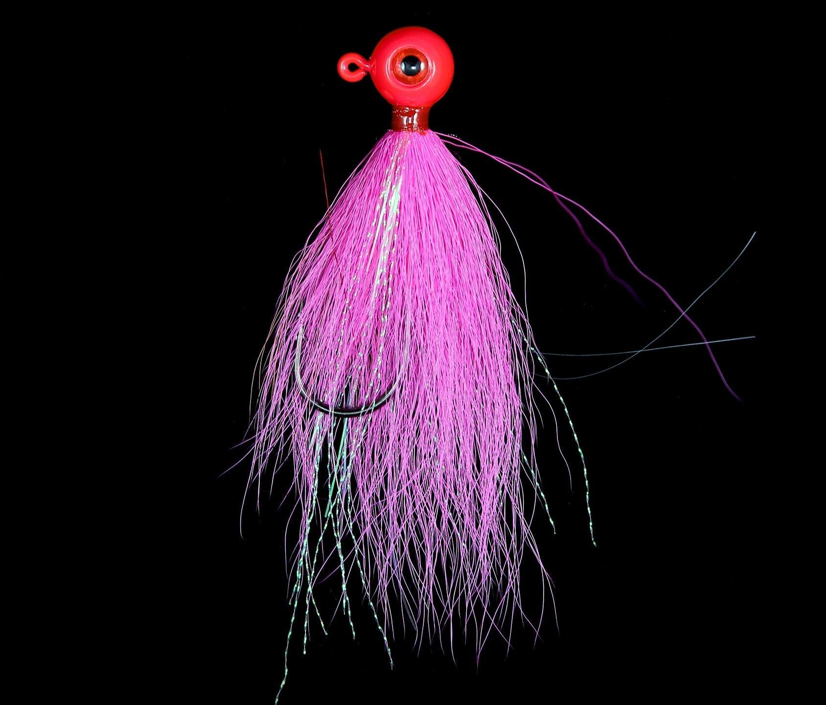 Jigging World Power Ball with Bucktail V2 Jigs - Premium Saltwater Fishing Lures for Striped Bass, Fluke & Bluefish - Ideal for Offshore & Inshore Fishing Trips