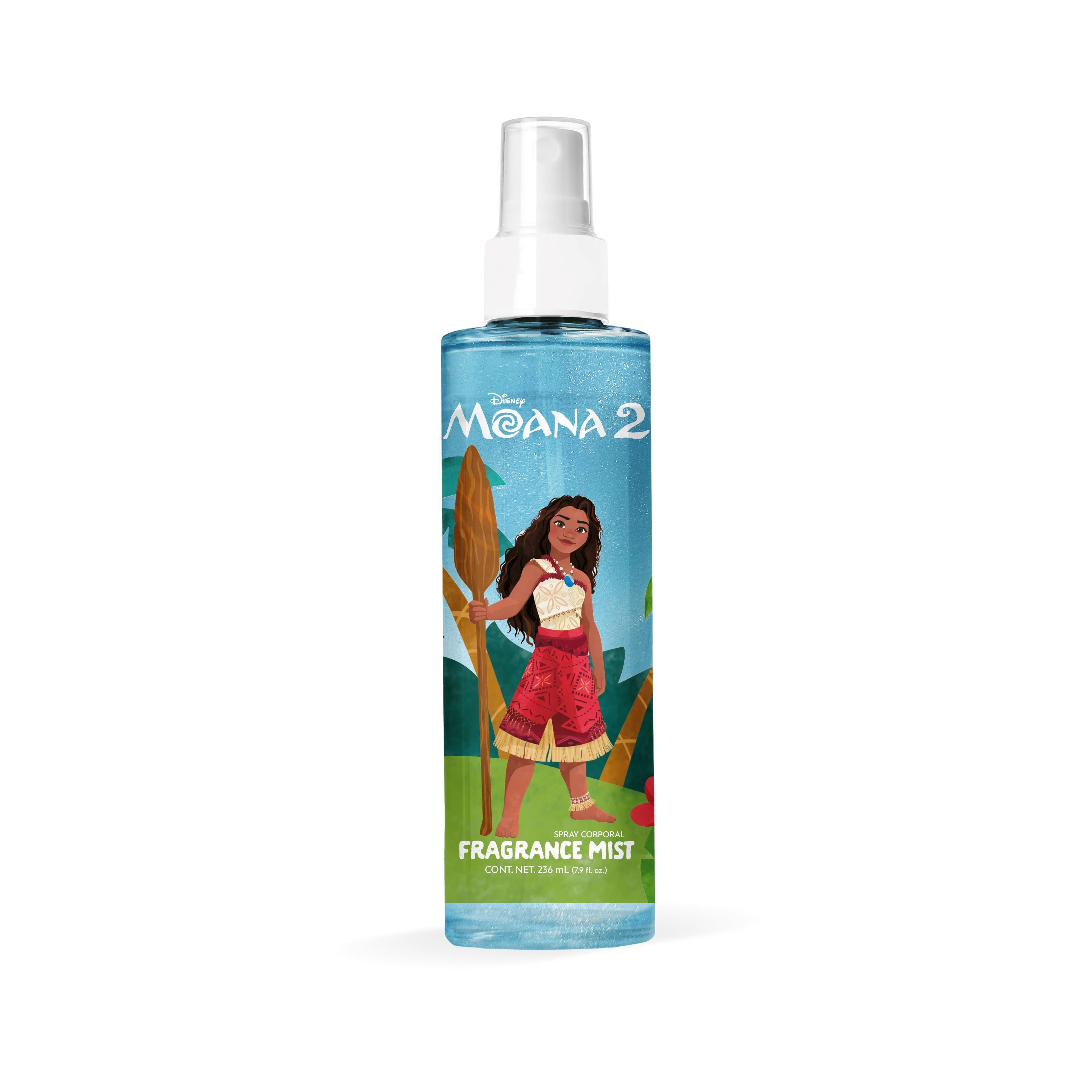 Moana 2 Glitter Fragrance Body Mist - 8oz (236mL) for Women, Tropical Scent with Sparkle, Perfect for Parties, Date Nights & Summer Vibes