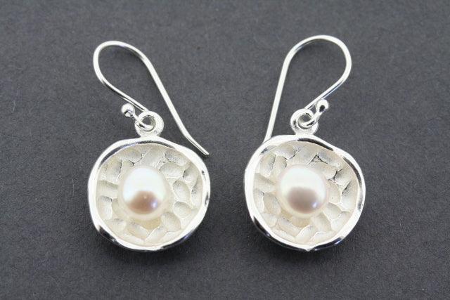 Elegant Cupped Pearl Earrings for Women - Classic & Timeless Jewelry Gift for Her - Perfect for Weddings, Parties & Special Occasions