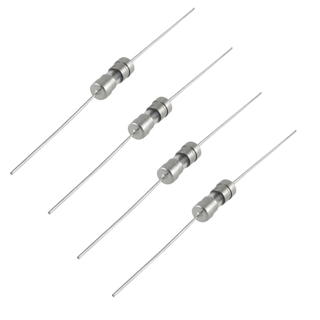 IIVVERR 10-Pack 250V 2.5A Slow-Blow Fuses 3.6x10mm Through Hole Axial Fuses for Electronics, Appliances, and Power Supplies - Perfect for Circuit Protection in Home and Industrial Use