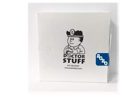 Doctor Stuff - 2020 Medical Chart Stickers, Blue, Jeter Compatible Series Labels, 3/4