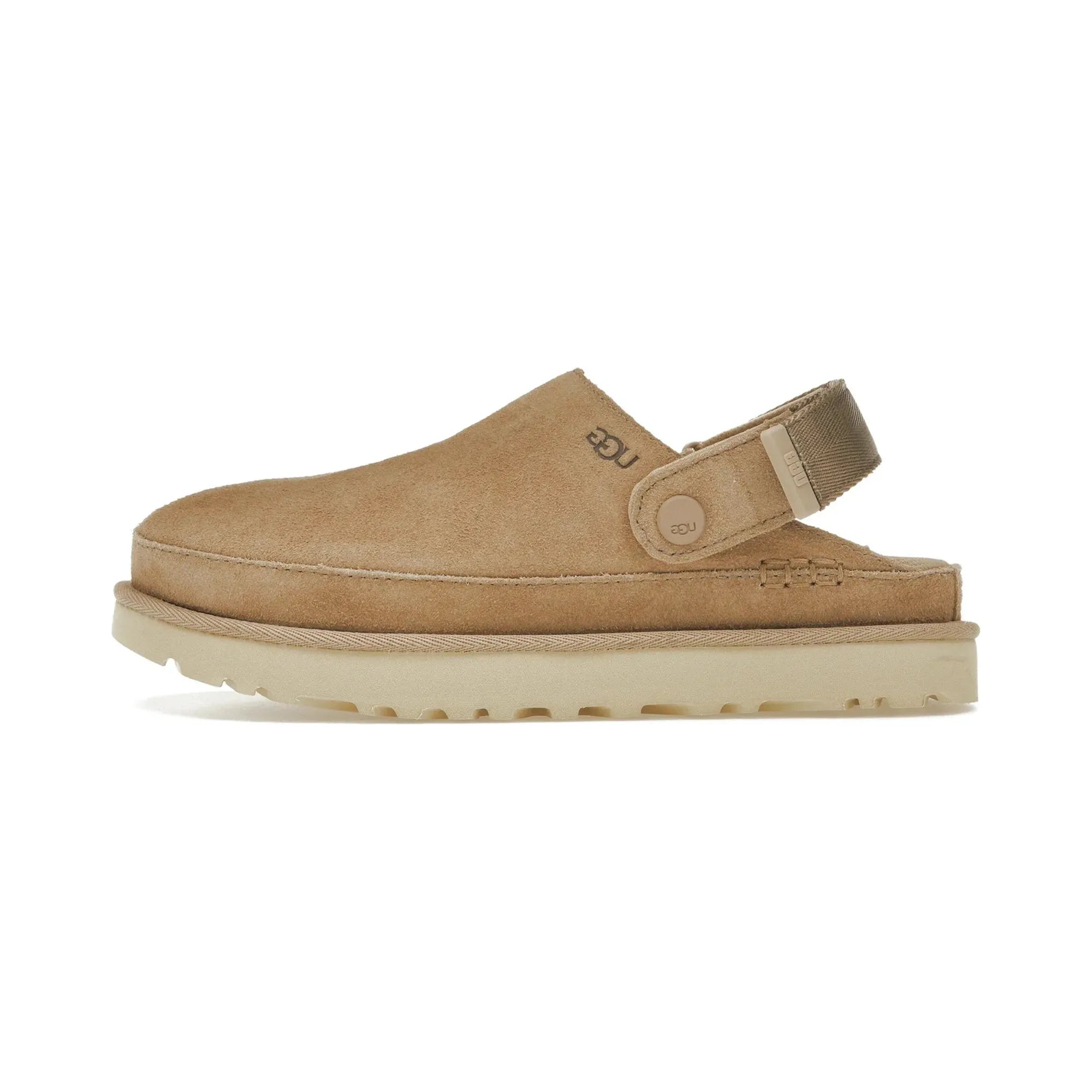 UGG Goldenstar Clog Women's Comfortable Slippers - Driftwood Color | Cozy House Shoes for Indoor/Outdoor Wear | Perfect for Relaxing at Home, Running Errands & Casual Outings