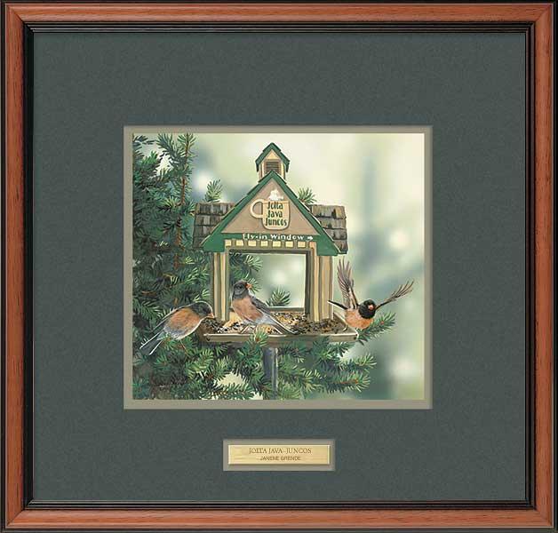 Songbirds Signed Print - Beautiful Bed & Breakfast Wall Art Decor for Cozy Guest Rooms & Countryside Retreats