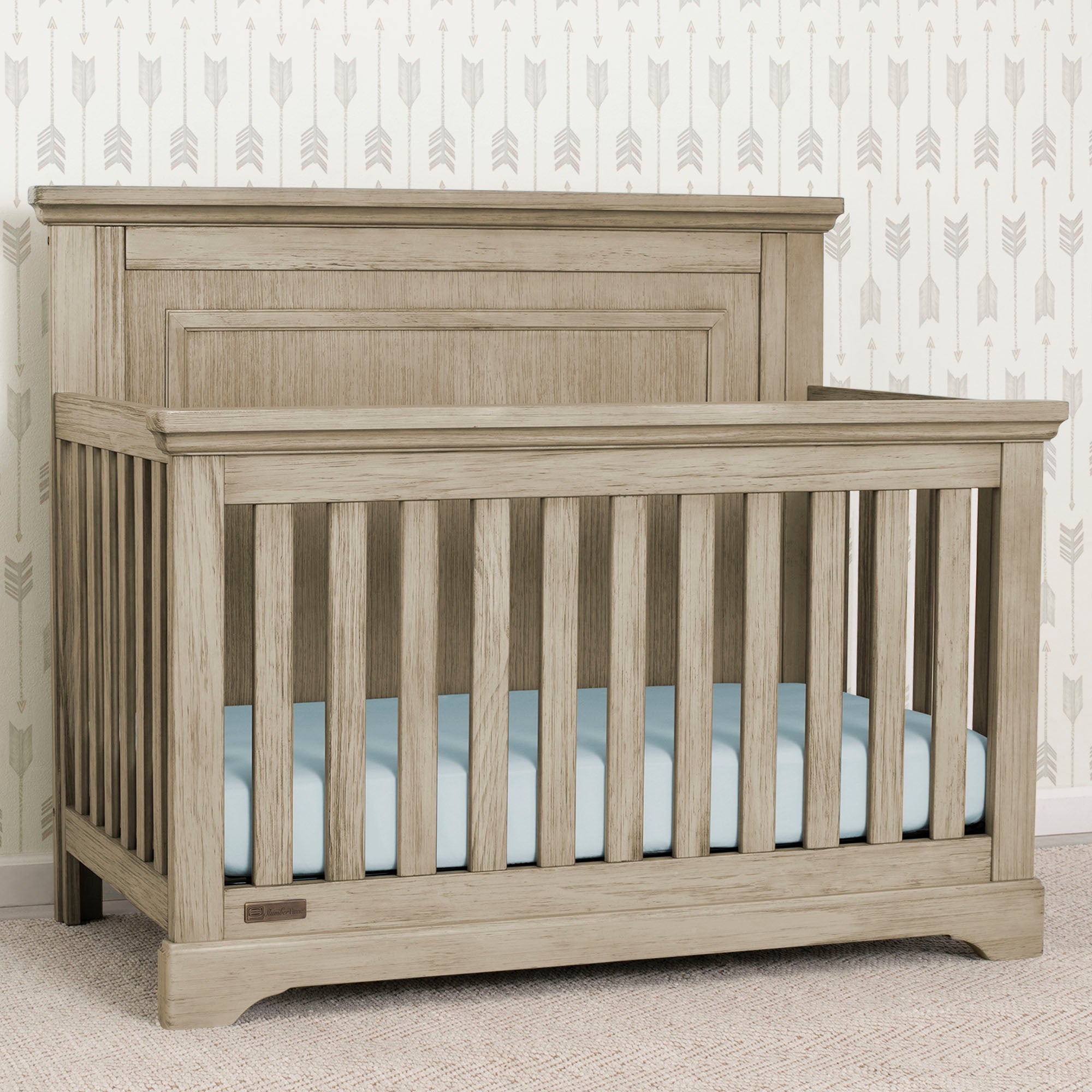 Paloma 4-in-1 Convertible Baby Crib - Toddler Bed, Daybed & Full-Size Bed - Modern Nursery Furniture for Boys & Girls - Perfect for Newborns to Teens Bedroom