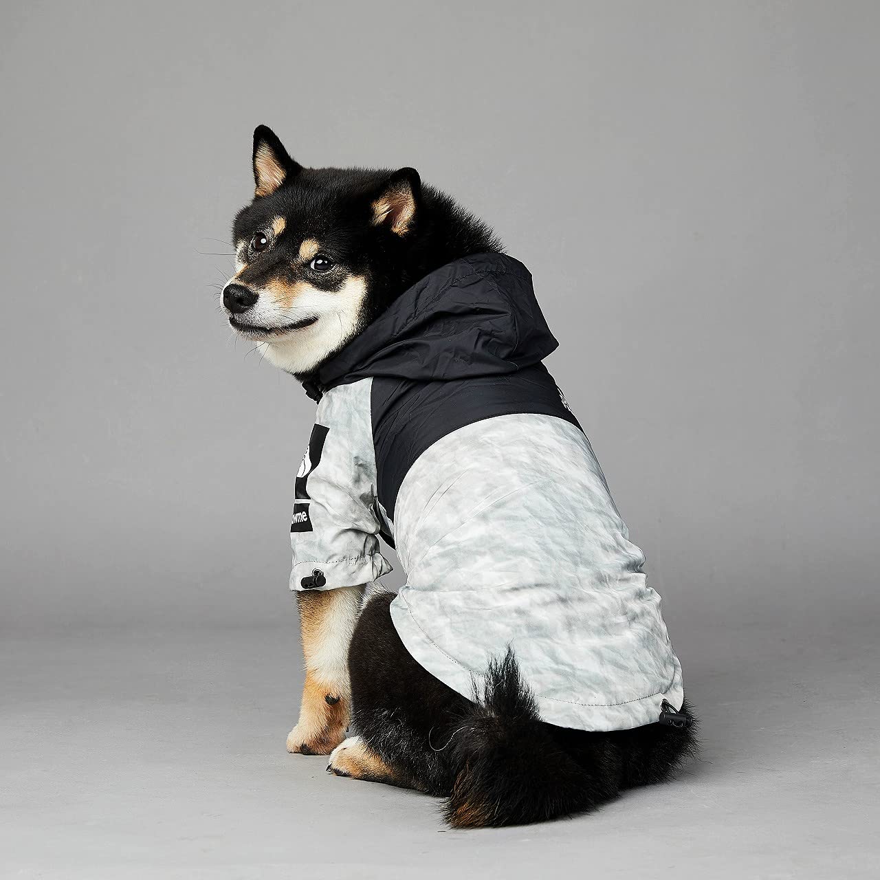 Waterproof Dog Jacket for Small & Medium Dogs - Puppy Raincoat with Hood, Winter Windbreaker Coat (XXX-Large) | Ideal for Rainy Walks & Cold Weather Protection