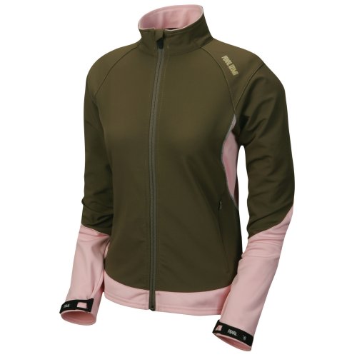 Pearl iZUMi Women's Cycling Jacket - Waterproof Soft-Shell Windbreaker for Outdoor Biking & Running - Lightweight Breathable Winter Jacket with Reflective Details