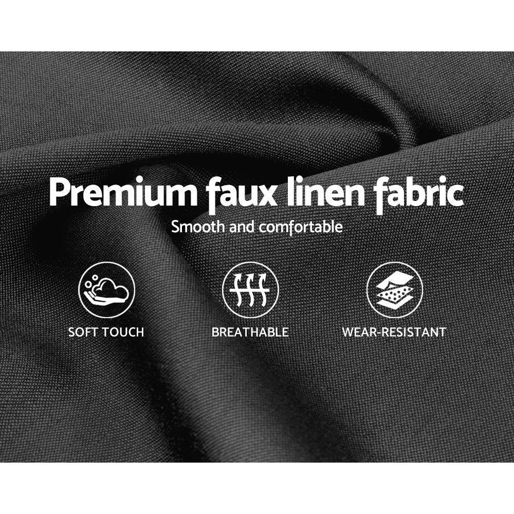 Alma Bed Charcoal & Gray Bonnell Spring Mattress - Medium Firm Support for Back Pain Relief - Double Package Included - Perfect for Guest Rooms & Vacation Homes