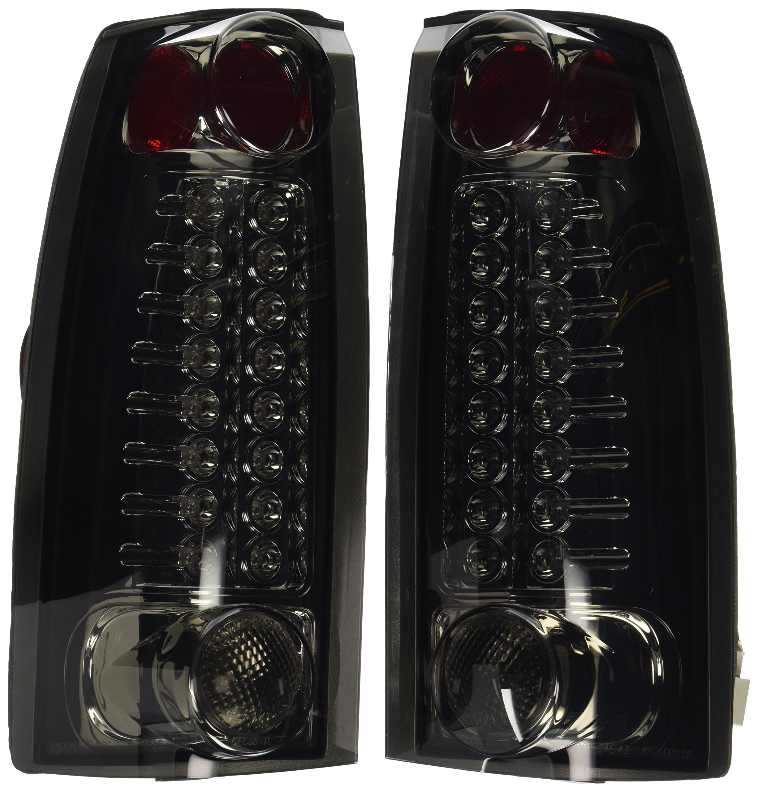 Spec-D Tuning LT-C1088GLED-TM LED Tail Lights for Chevy C10 & C/K 1500/2500 - Smoked Lens Style - Upgrade Your Truck's Rear Lighting for Better Visibility & Style
