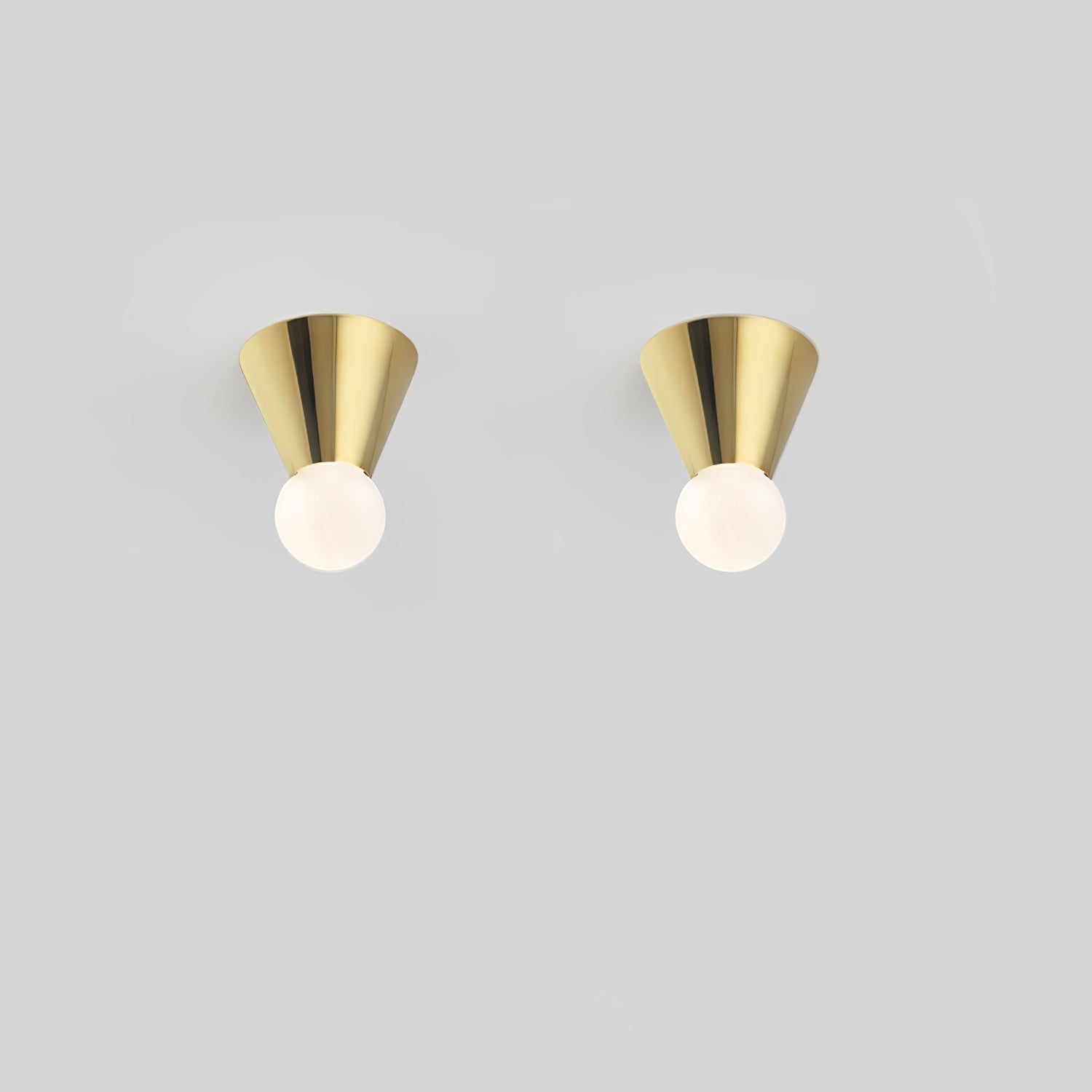 Modern Conical Ceiling Light Fixture - Sleek Minimalist Design for Living Room, Bedroom or Dining Area Lighting