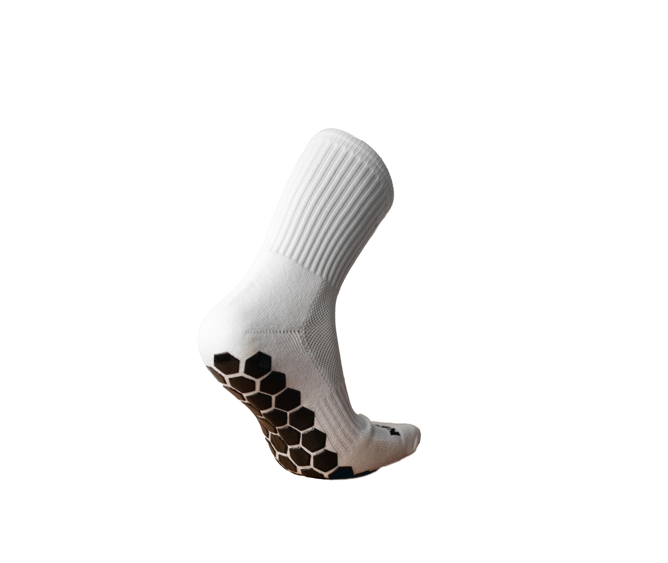 NeoGen Athletics 2-Pair Grip Socks: Enhanced Honeycomb Grip, Ultimate Comfort & Durability for All Athletes - Perfect for Running, Gym & Sports