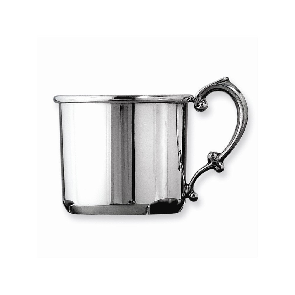 Vintage Engraved Pewter Baby Cup - Classic Christening Gift for Newborns & Baptism Ceremonies - Perfect for Baby Showers, First Birthday & Keepsake Memories