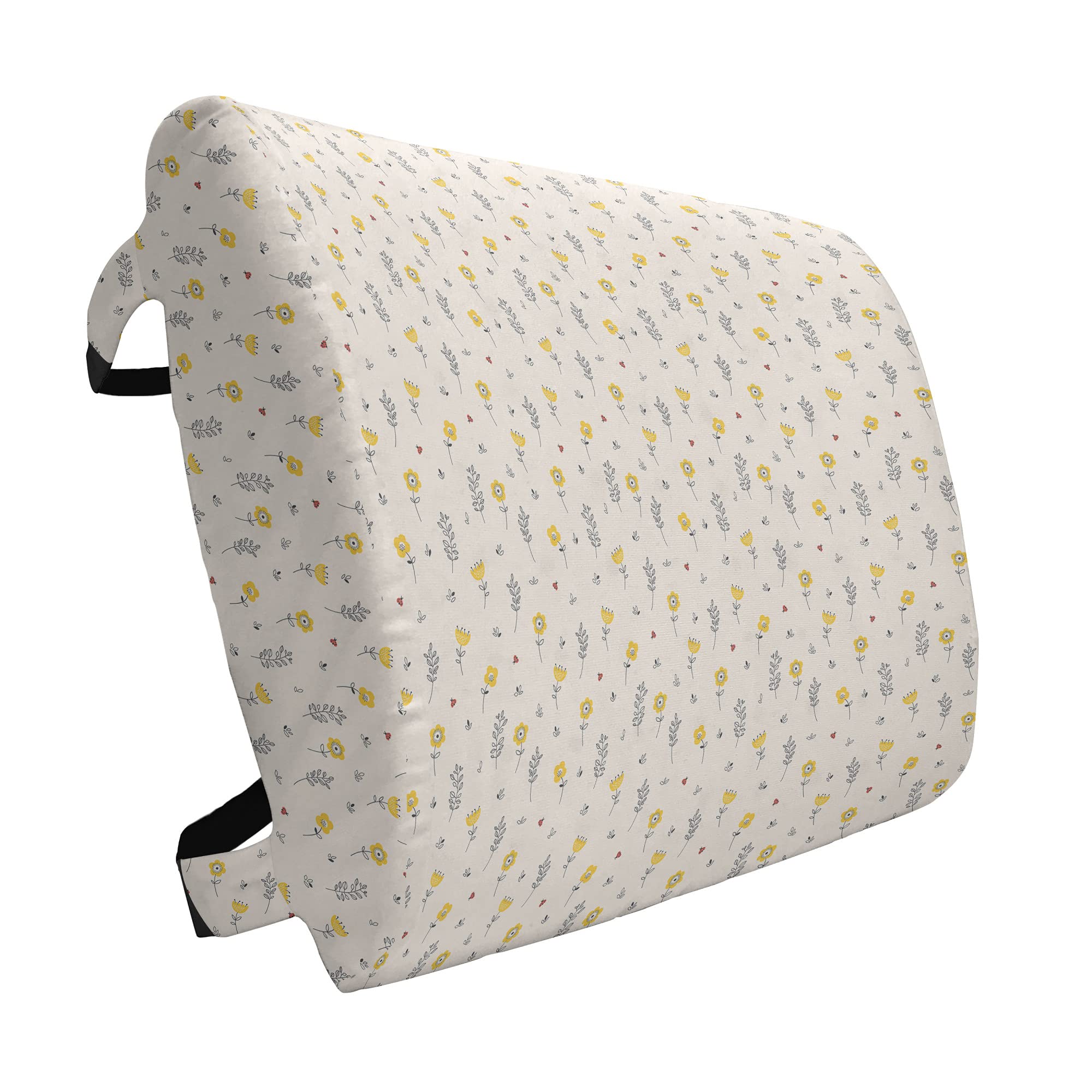 Ambesonne Ladybug Lumbar Support Pillow - High Density Foam for Office Chair & Car Seat - 14
