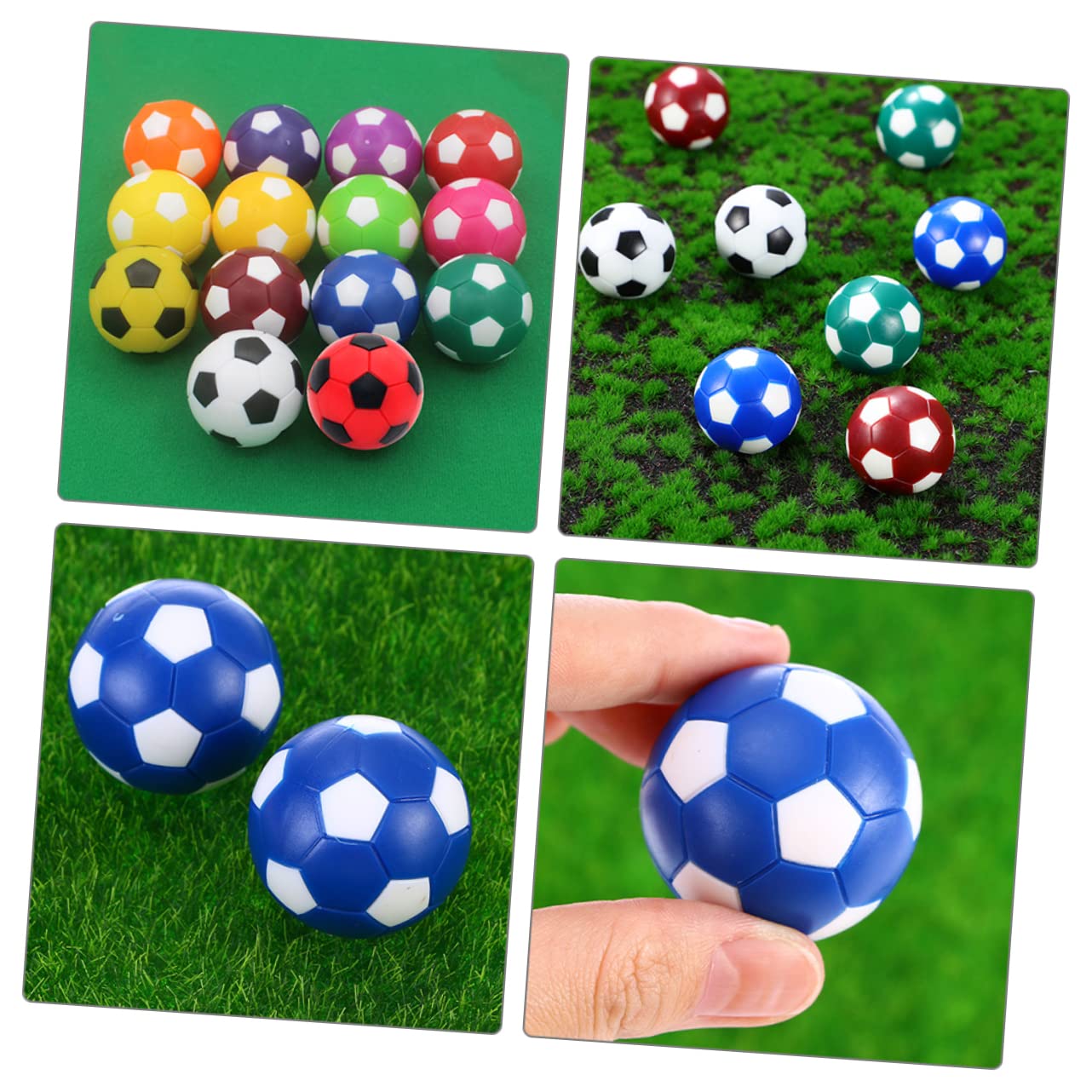 BELLIFFY 12pcs Table Soccer Balls - Professional Replacement Foosball Balls for Adults, Durable Table Football Game Accessories - Perfect for Home Game Rooms, Bars, and Office Recreation