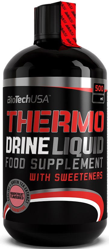 BioTechUSA ThermoDrine Liquid - Grapefruit Flavor 500ml | Premium Thermogenic Fat Burner Supplement for Weight Loss & Energy Boost | Ideal for Workouts, Dieting & Active Lifestyle
