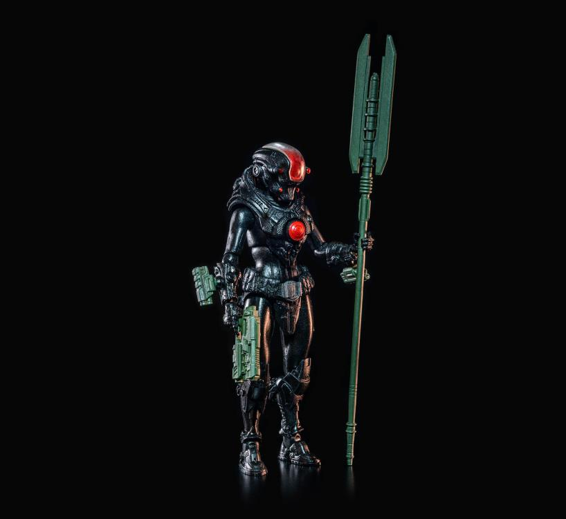 Four Horsemen Studio Mythic Legions 1/12 Scale 9-Inch Cosmic Legions T.U.5.C.C. Engineer Action Figure - Collectible Articulated Toy for Display & Role Play Scenes