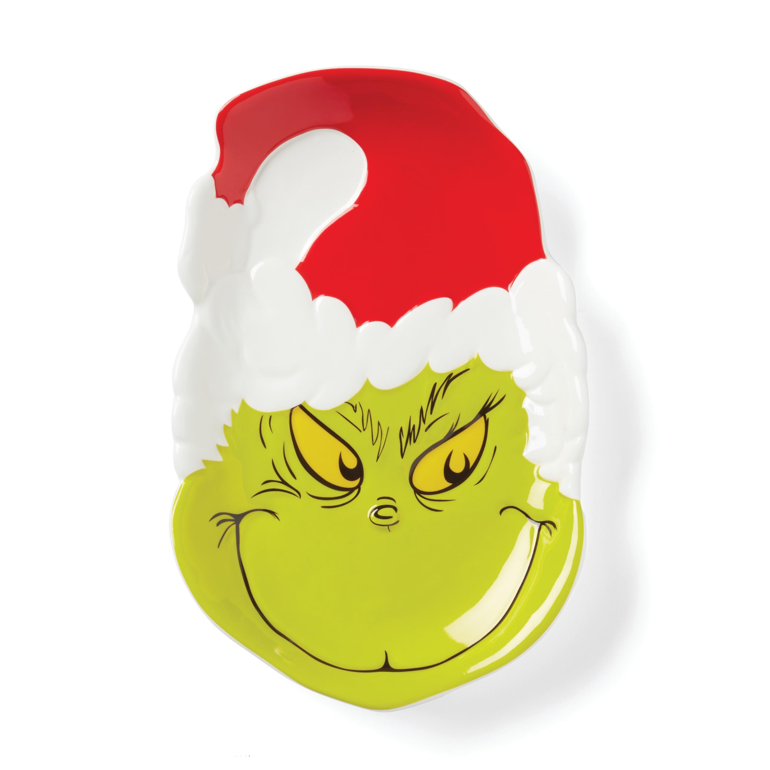 Lenox 894168 Merry Grinchmas Candy Dish - Festive Christmas Holiday Serving Bowl for Candy, Treats & Decor | Perfect for Holiday Parties, Gift Exchanges & Festive Table Settings