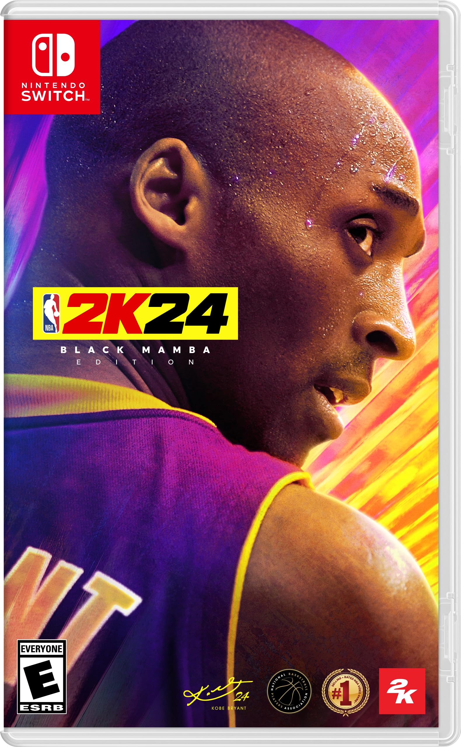 NBA 2K24 Black Mamba Edition for Nintendo Switch - Kobe Bryant Tribute Basketball Game - Perfect for Home Gaming & Travel Entertainment