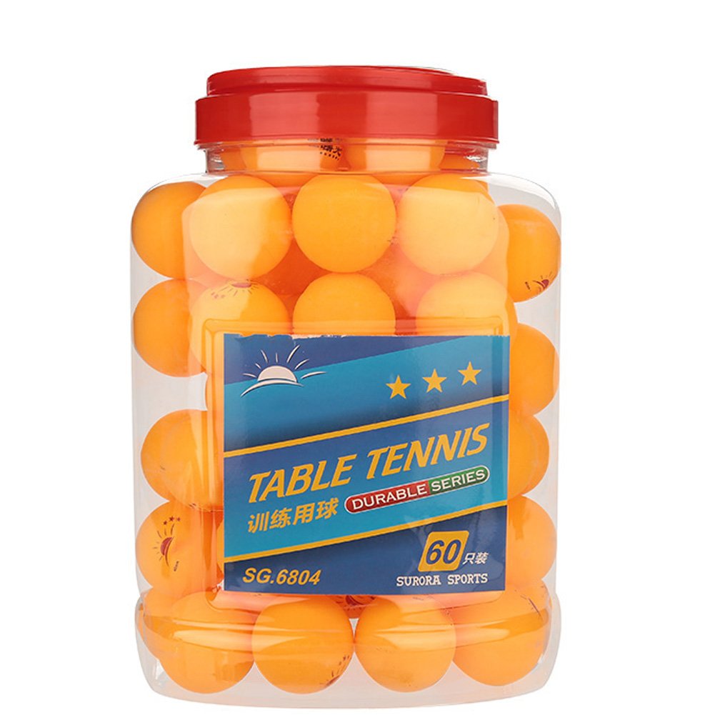 60 Pcs 3-Star 40mm Table Tennis Balls - Premium Competition & Training Balls for Indoor & Outdoor Play (Orange) - Perfect for Practice, Tournaments, and Recreational Games