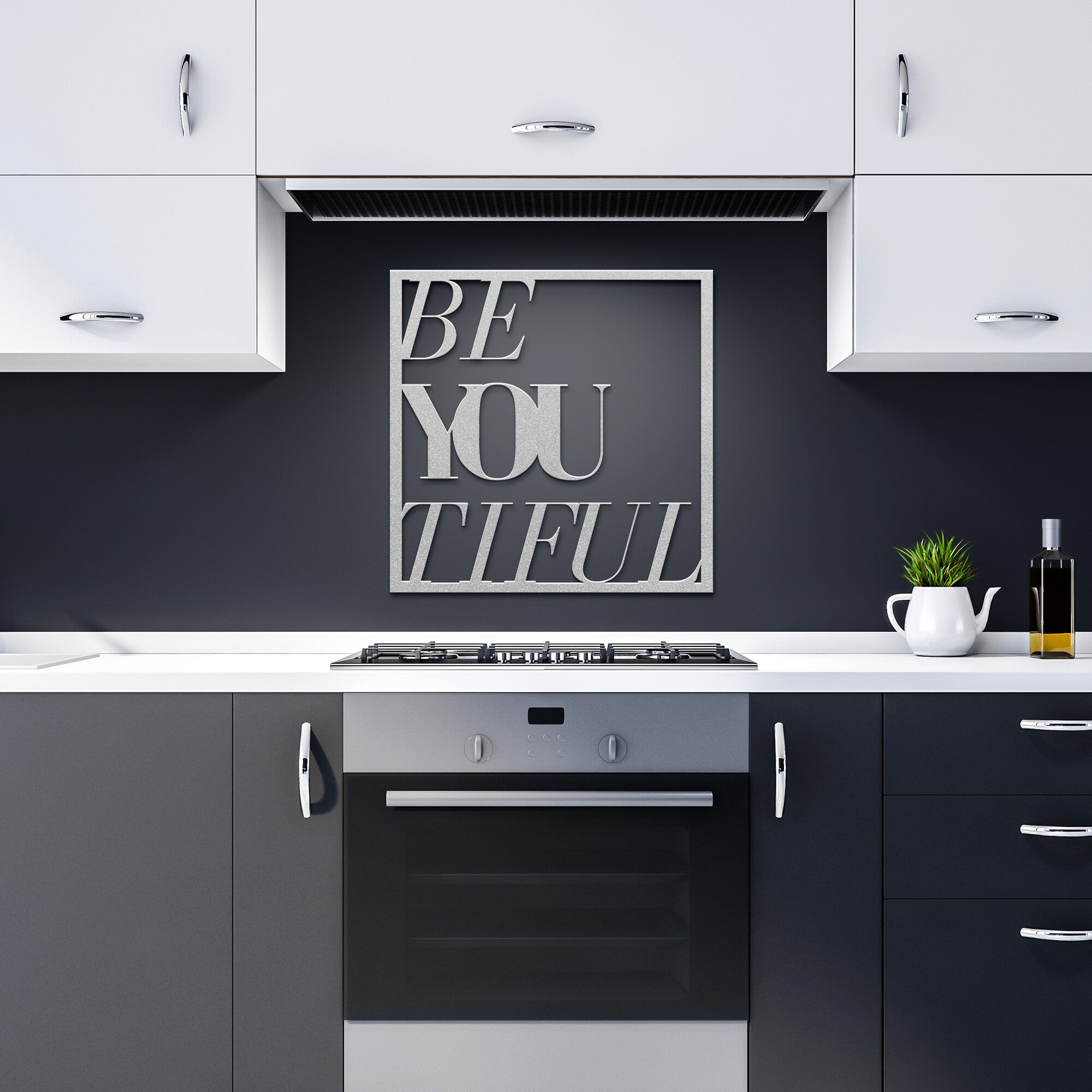 Empowering Steel Metal Wall Art - Inspirational Gift for Friends & Family - Perfect for Home, Office, Indoor & Outdoor Decor