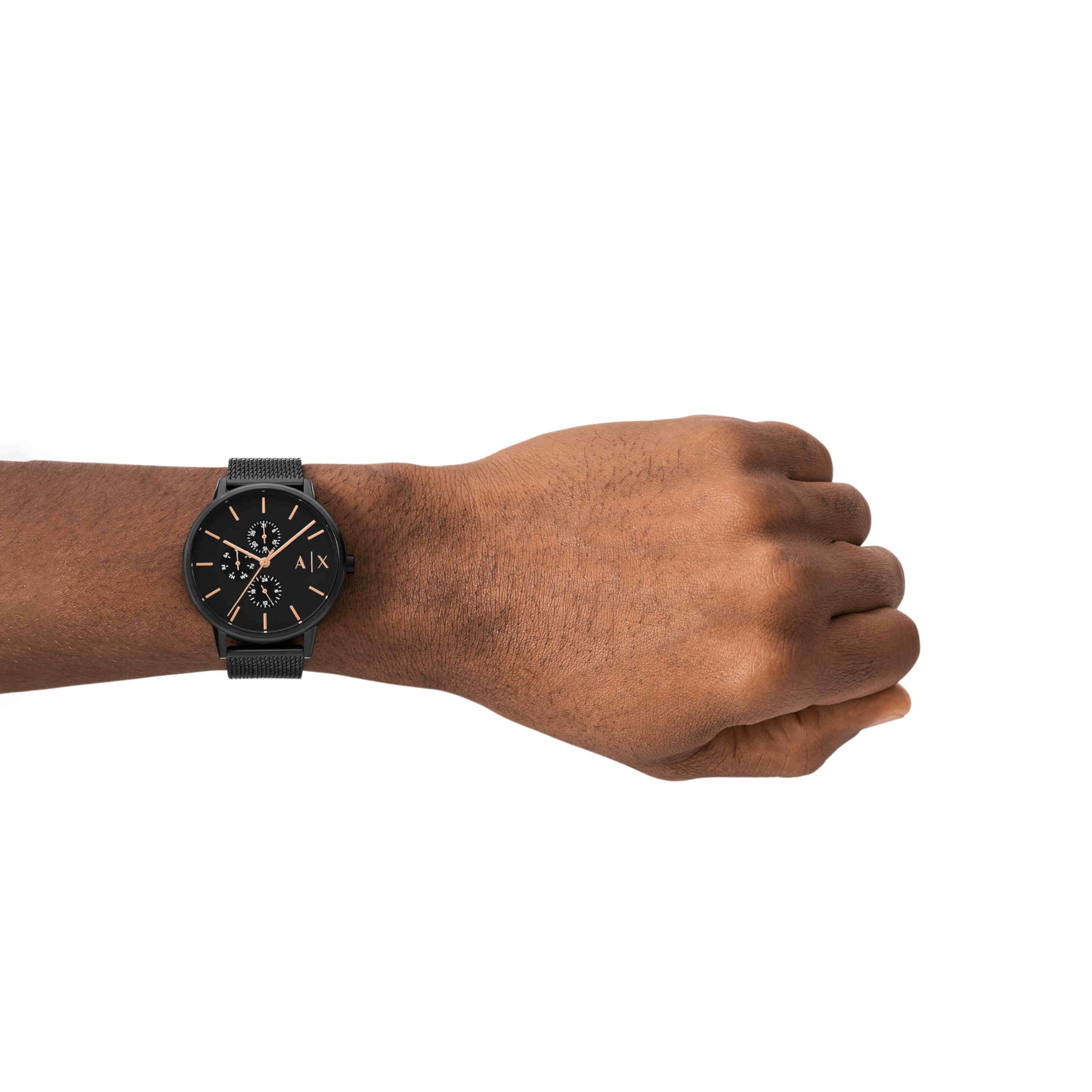 AX Armani Exchange Men's Analog Watch - Stainless Steel or Leather Band, 3-Hand Display - Perfect for Business, Casual & Formal Occasions