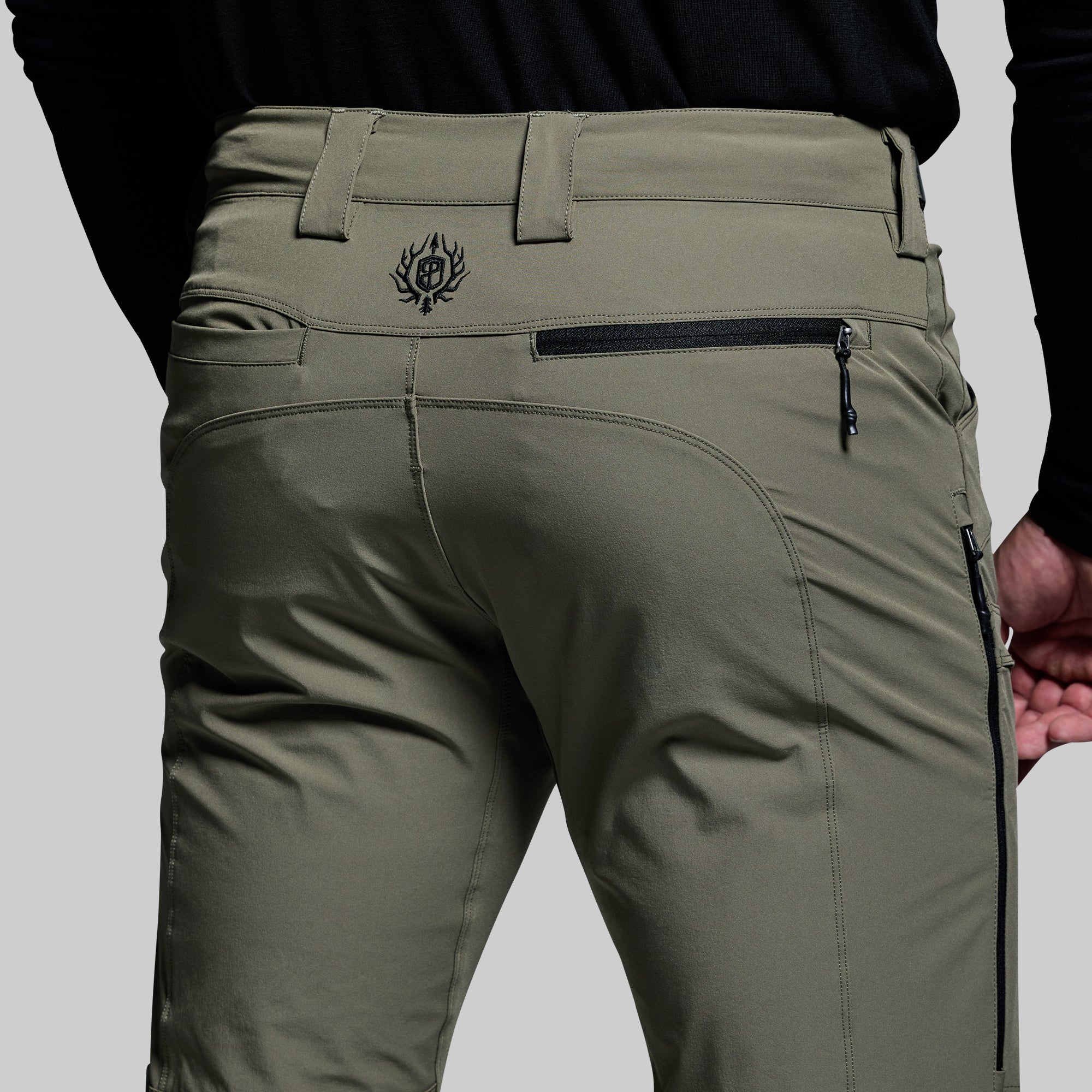 Men's Frontier Pant Light 2.0 - Tactical Outdoor Hiking Pants (OD Green) - Perfect for Hiking, Camping & Outdoor Adventures