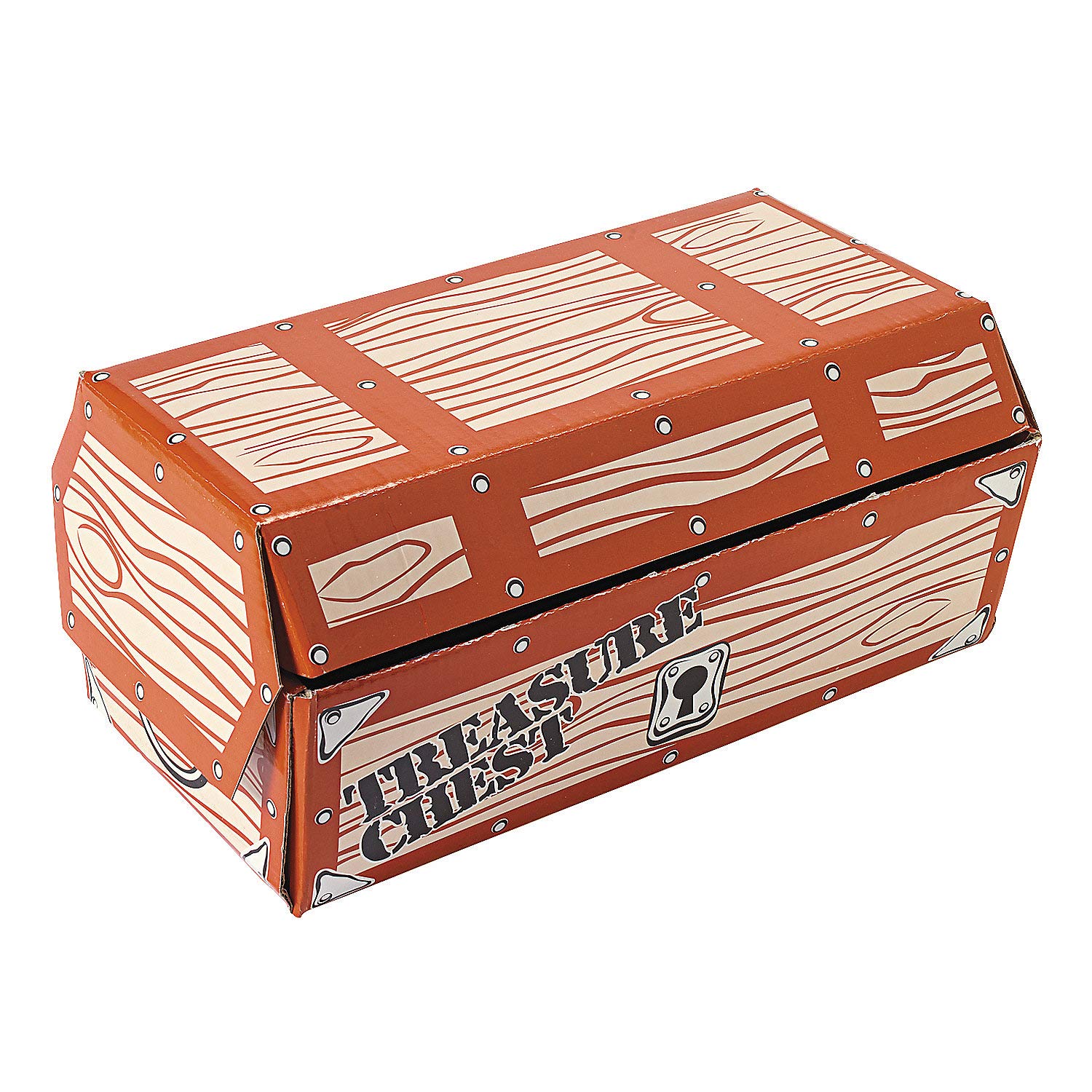 Treasure Chest Box for Party Supplies - 1 Piece - Perfect for Pirate Themed Parties, Kids Birthday Decorations & DIY Craft Projects