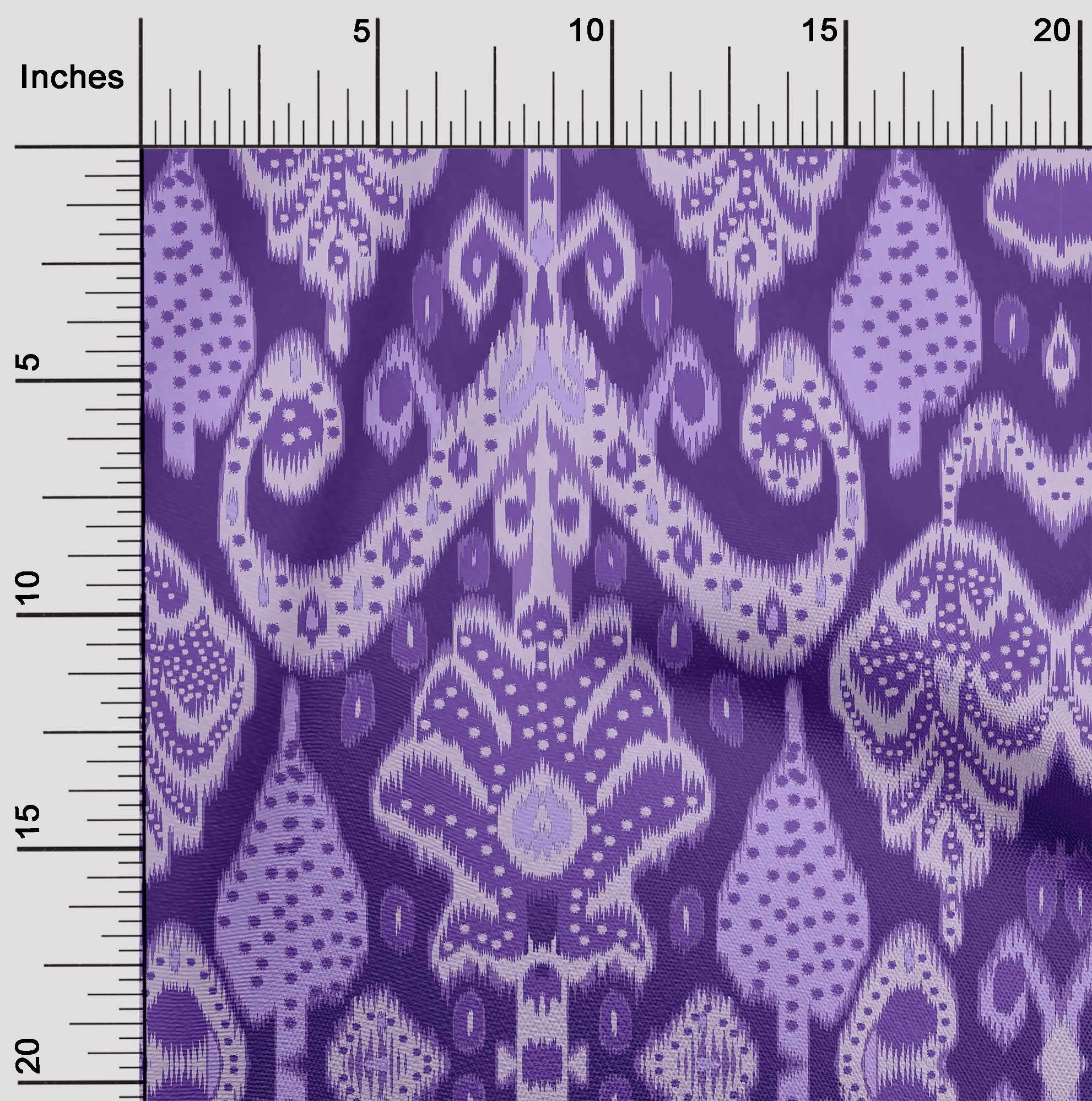 oneOone Viscose Jersey Violet Fabric - 60