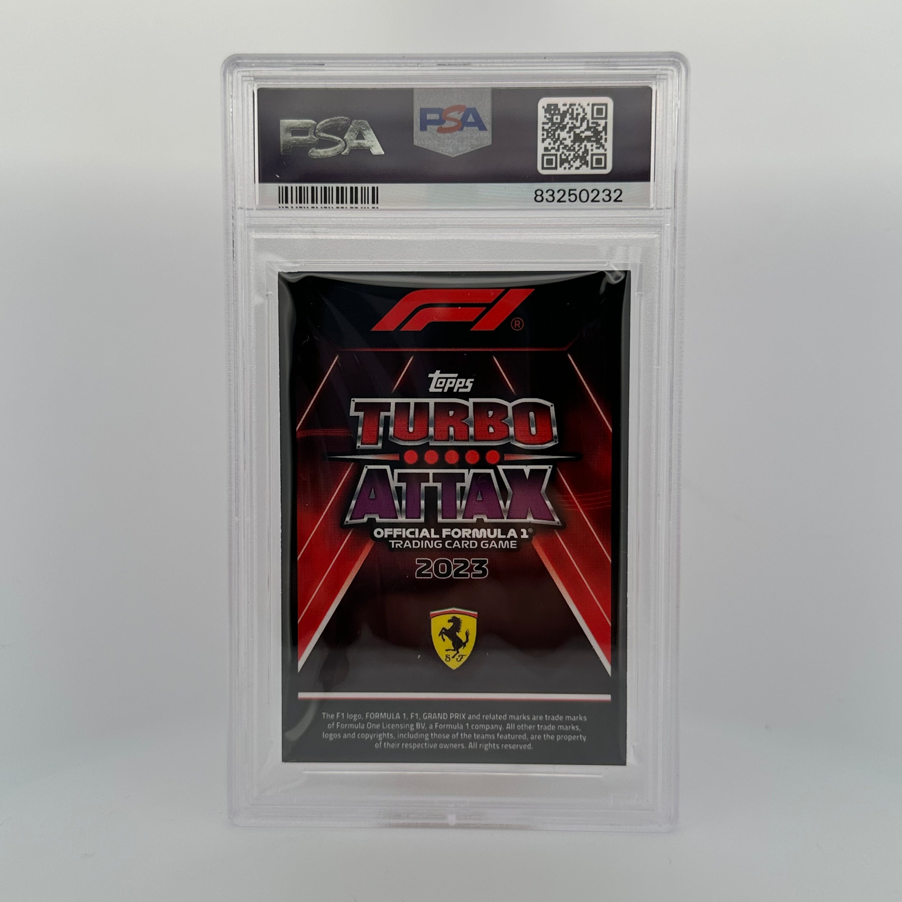 PSA 7 Charles Leclerc #LE28RB Ruby Limited Edition F1 Racing Card - Collectible Trading Card for Formula 1 Fans & Sports Memorabilia Enthusiasts - Perfect for Display, Trading, and Investment