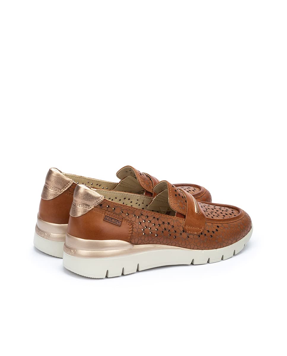 PIKOLINOS Women's Leather Sneakers - Cantabria Style Comfortable Casual Shoes for Walking, Travel & Everyday Wear