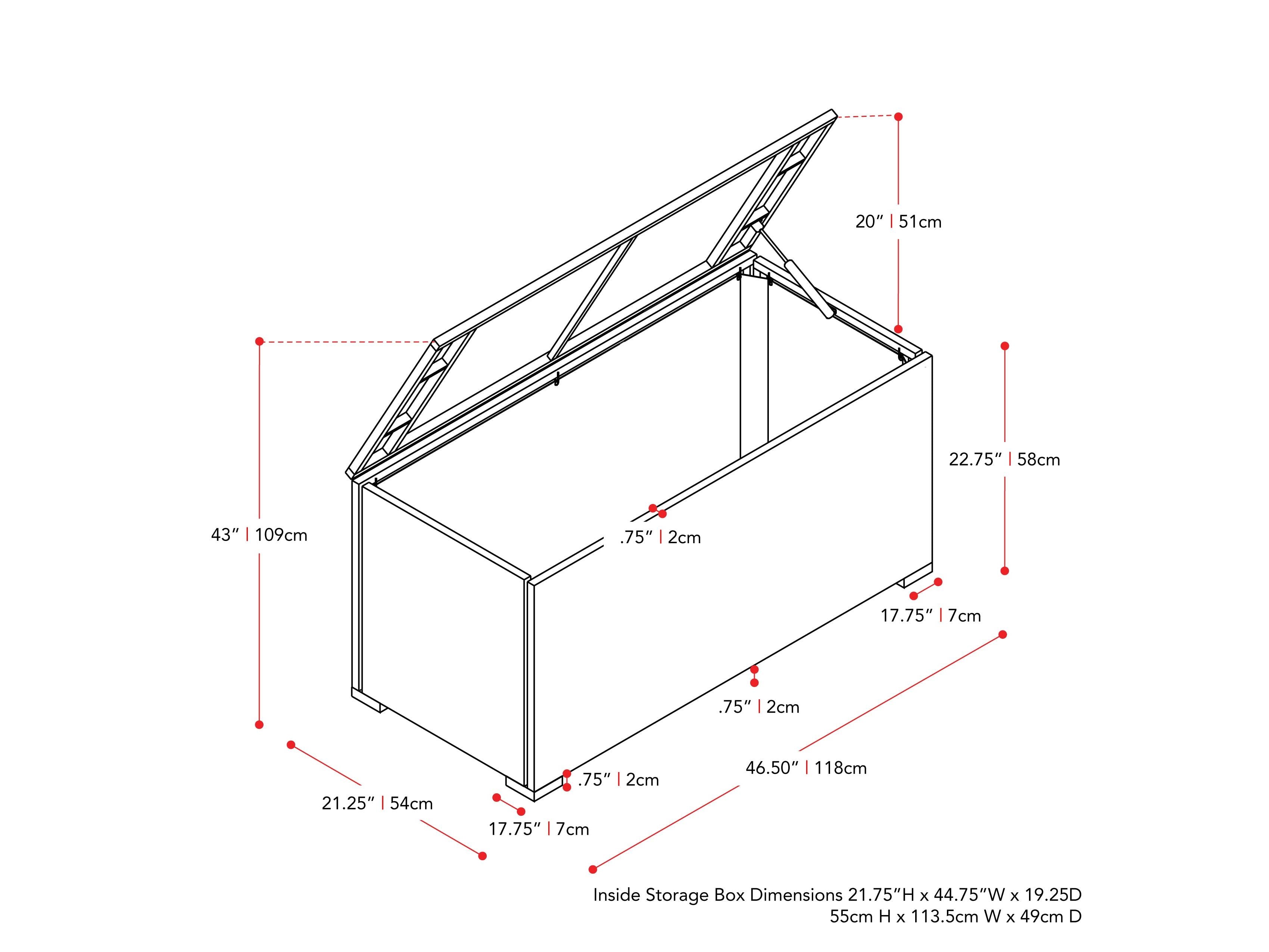 Outdoor Patio Cushion Storage Box - Waterproof & UV Resistant Furniture Cover for Deck, Poolside, and Garden Use