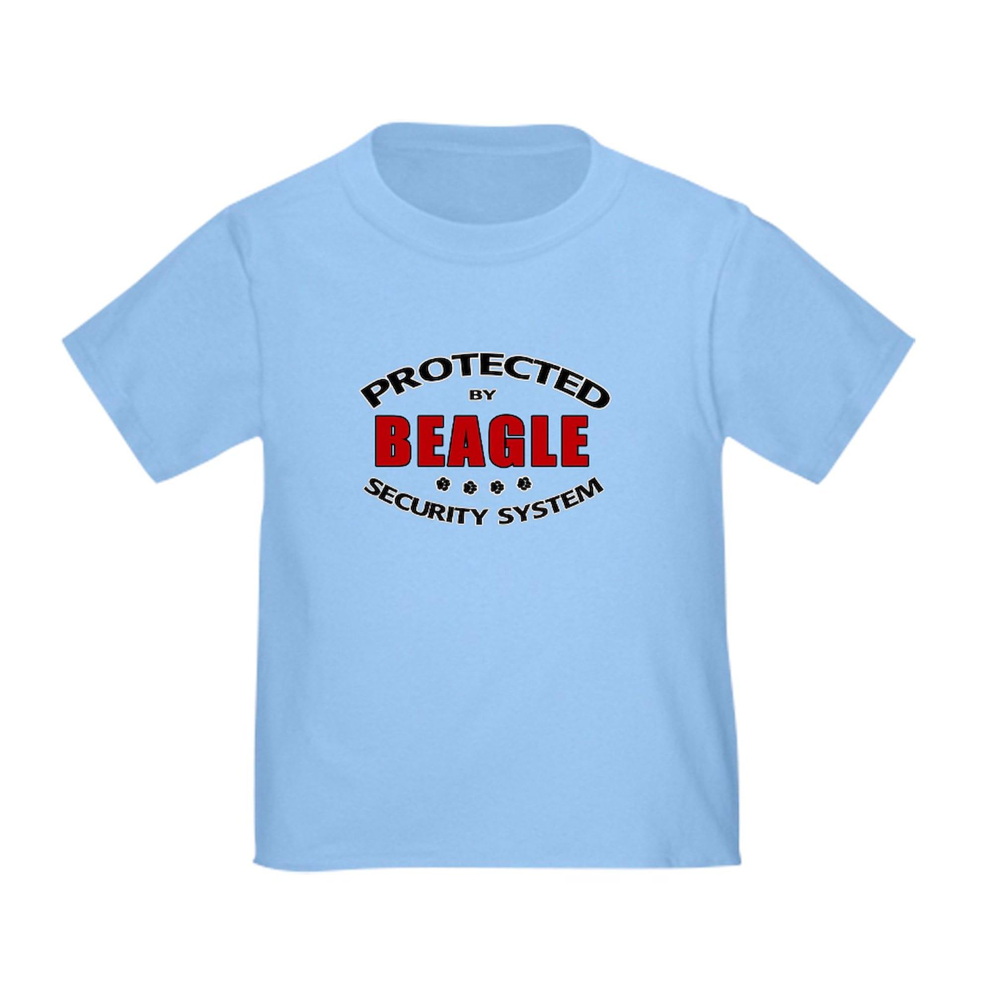 Beagle Security Toddler T-Shirt - 100% Cotton Cute Graphic Tee for Kids | Perfect for Playdates, Daycare & Family Outings