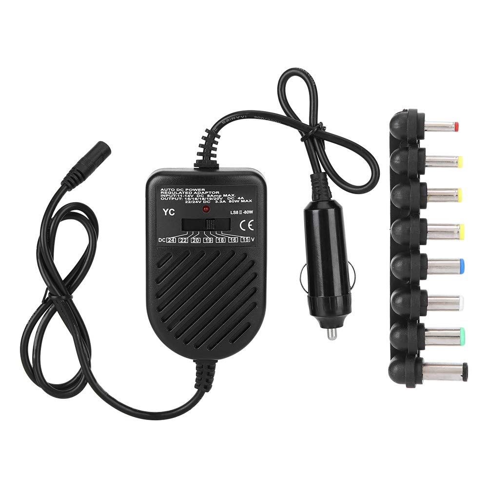 Universal Car Laptop Charger - Stable Output & Energy Efficient Power Adapter for Notebook Computers - Perfect for Home, Office & Road Trips