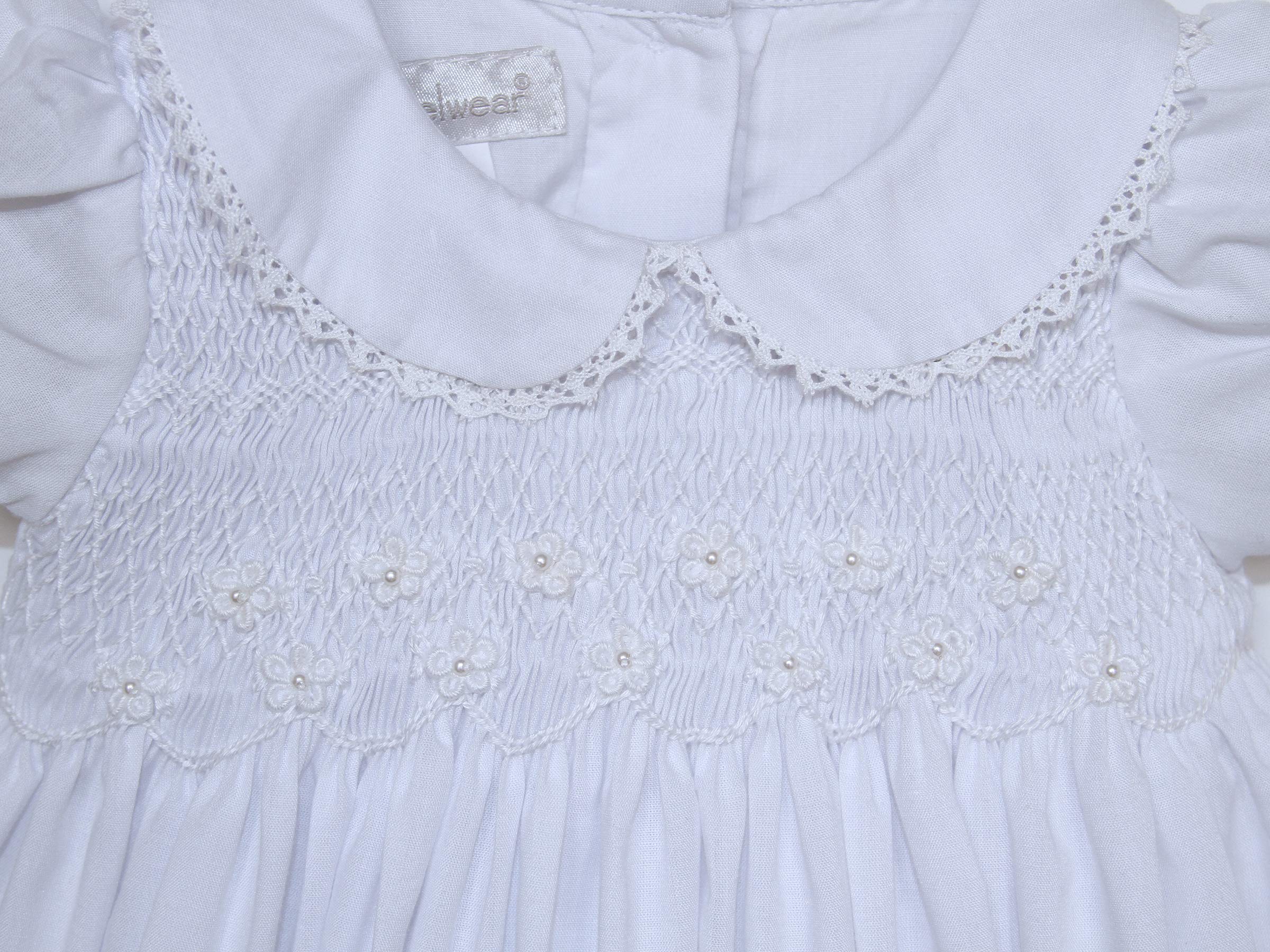 Baptism Dresses for Baby Girls - Infant Christening Gown & Bonnet Set for Newborn 3-6-9 Months | Soft Baptismal Clothes for Church Ceremony & Christening Photos