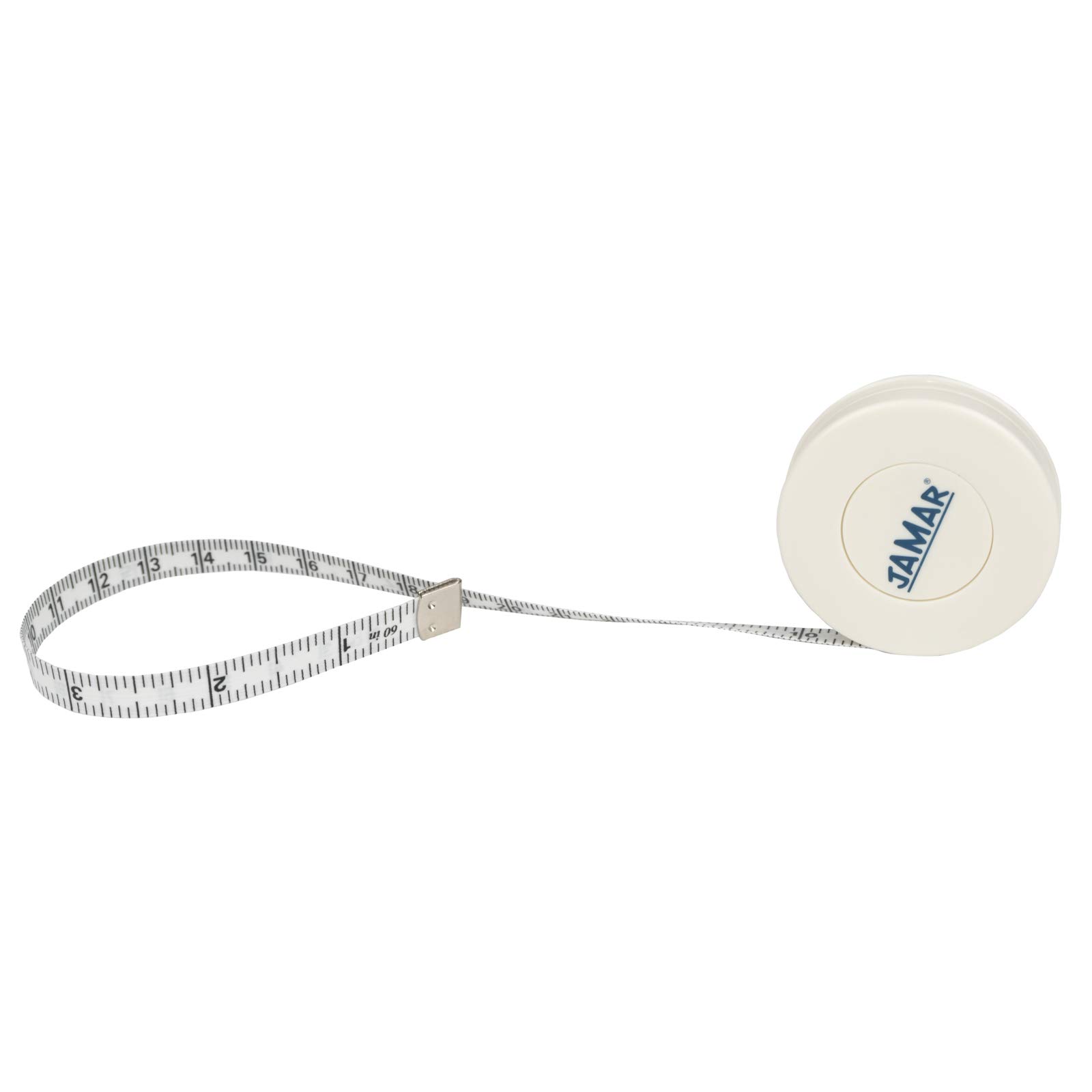 Jamar 52567 Flexible Tape Measure - 60 Inch Retractable Measuring Tape for Sewing, Tailoring & DIY Projects | Accurate & Durable Construction Tool for Home Improvement & Crafting