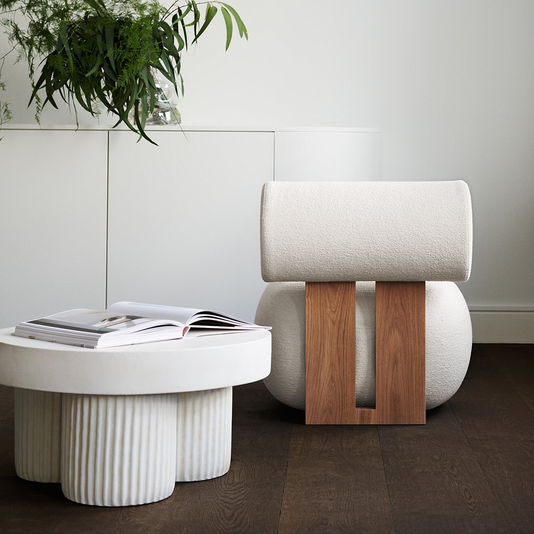 Modern Hippo Lounge Chair - Comfortable & Stylish Accent Chair for Living Room, Bedroom, or Office - Perfect for Relaxing, Reading & Napping