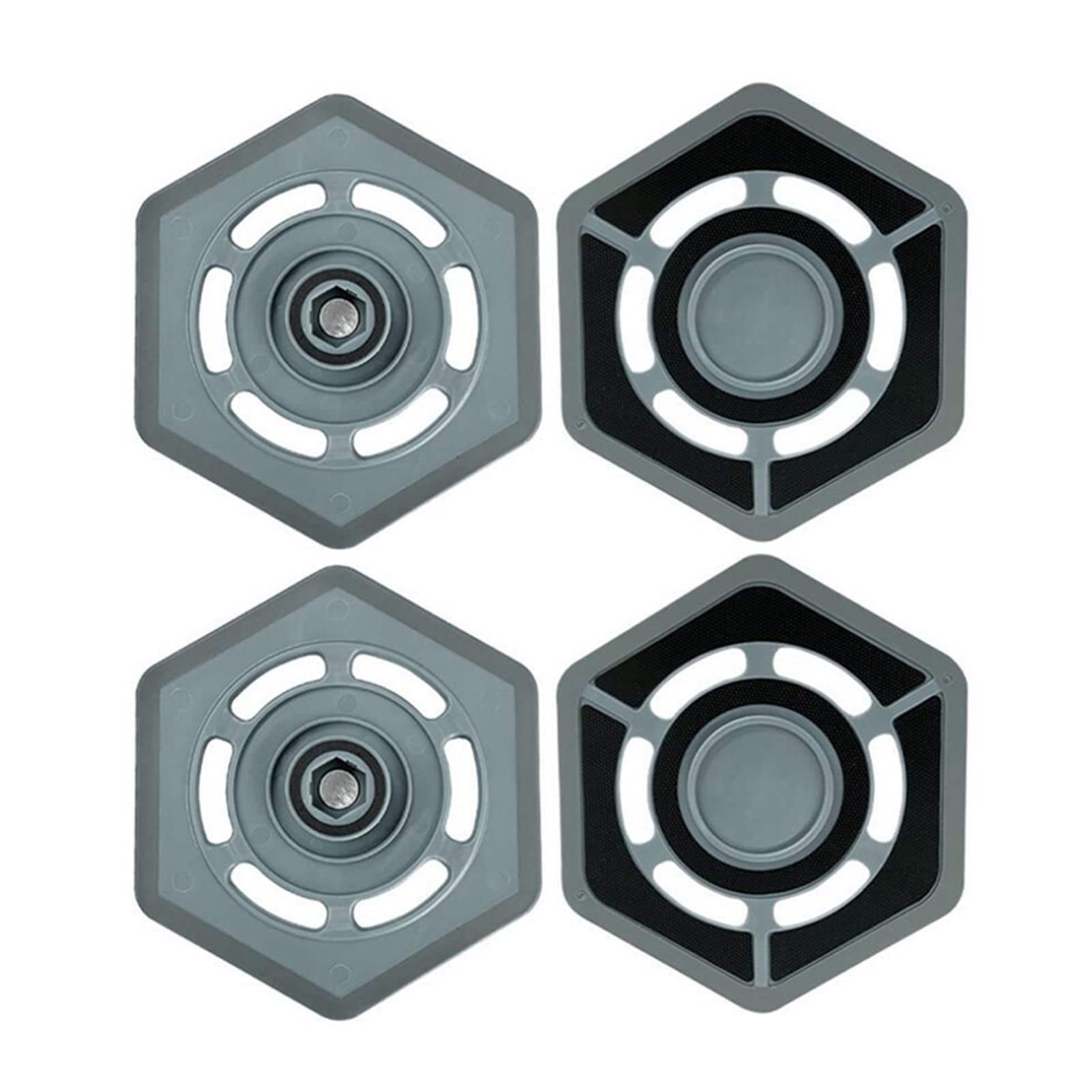 4 Pack Mop Holder Replacement for Ecovacs Deebot N9+ Robot Vacuum | Vacuum Cleaner Accessories Bracket | Black Color | Perfect for Hardwood & Tile Floor Cleaning