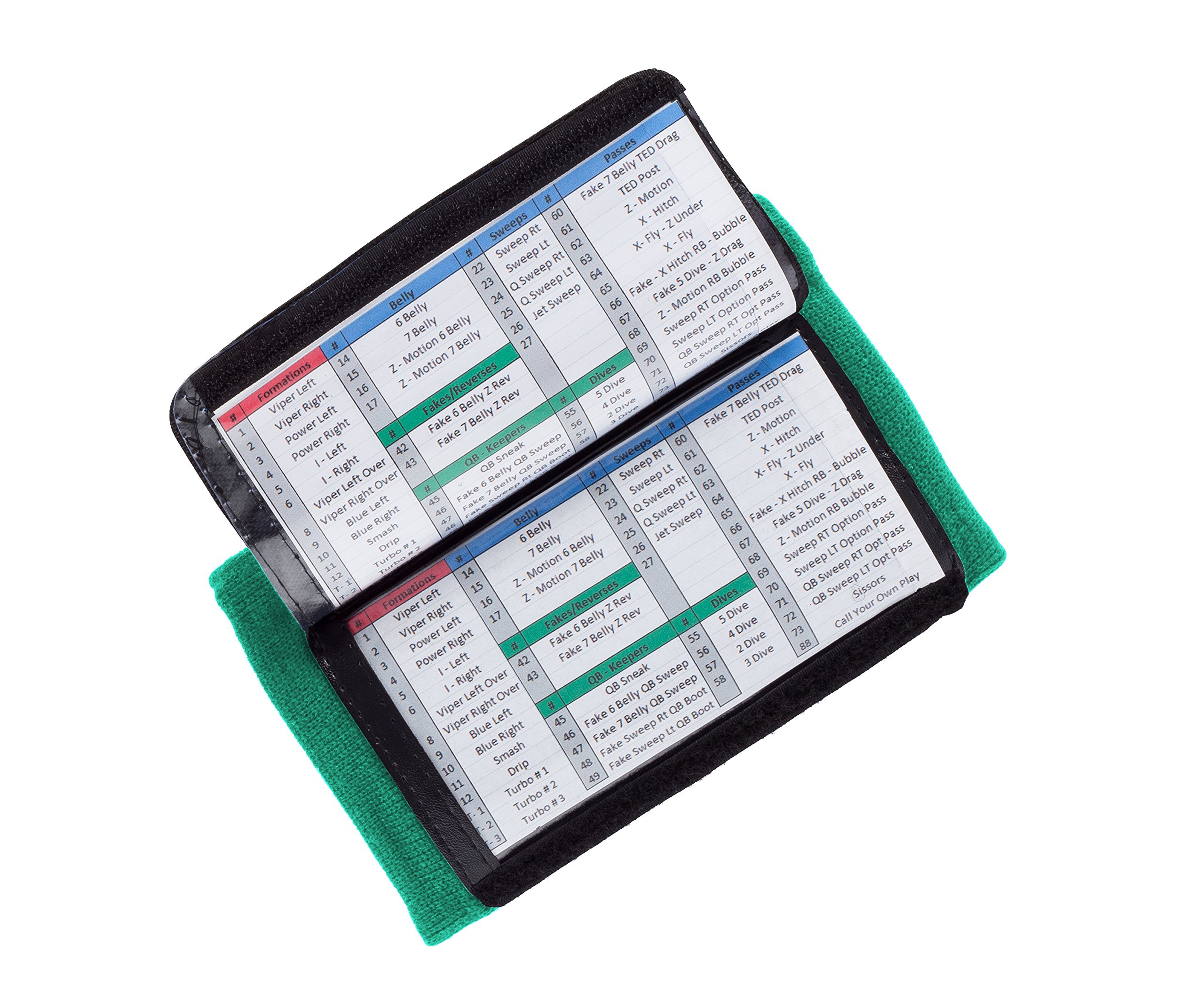 WristCoaches Football Play Wristbands - Youth Quarterback Training Gear - Waterproof Playbook Wristbands - Softball & Football Signal Bands for Coaches & Players - Perfect for Practice, Games & Team Communication