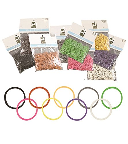 Neon Green Braiding Bands for Hair & Crafts - Jacks 14419-NG