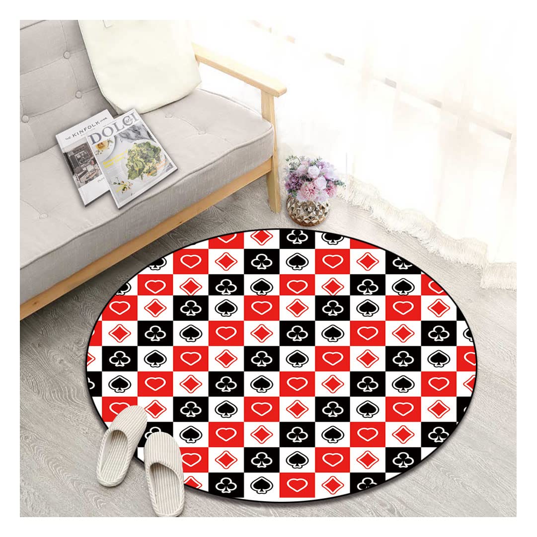 Non-Slip Round Area Rug 79